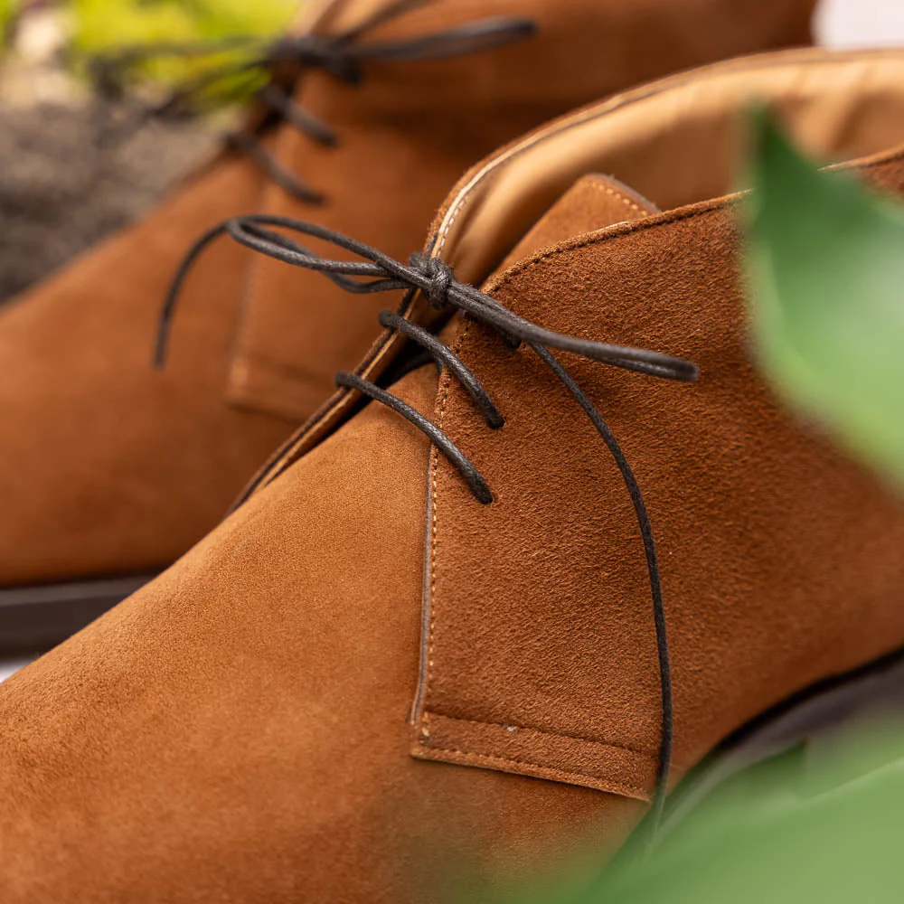 46-592-TOB MARCO Suede Calfskin Chukka Boot, Tobacco - Image 9