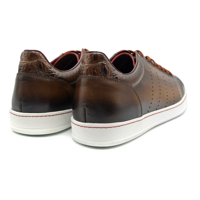 65-201-BRN RUSSO Burnished Italian Calfskin - Brown - Image 4