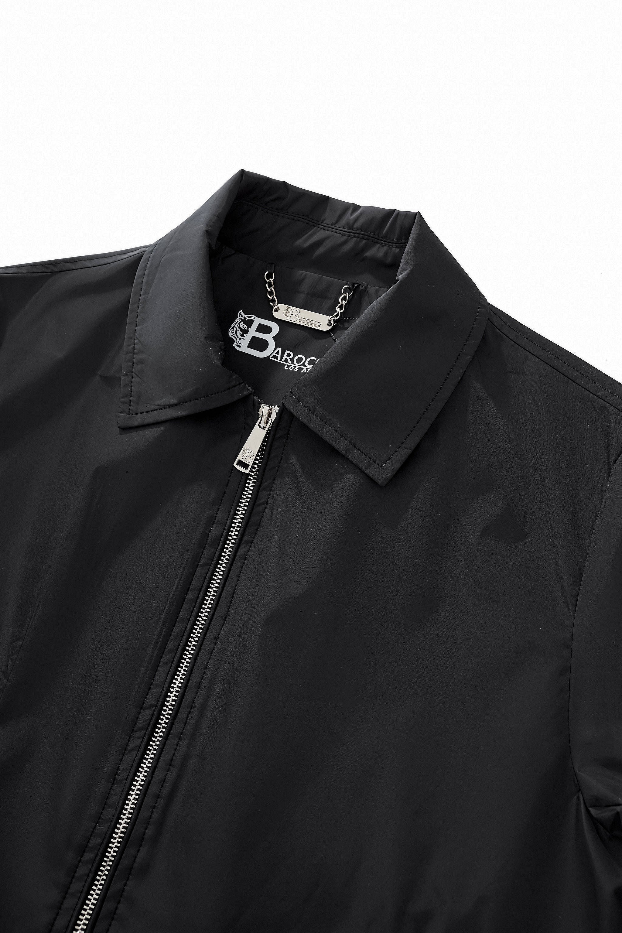 AeroLite Nylon Zip Jacket BLACK - Image 4