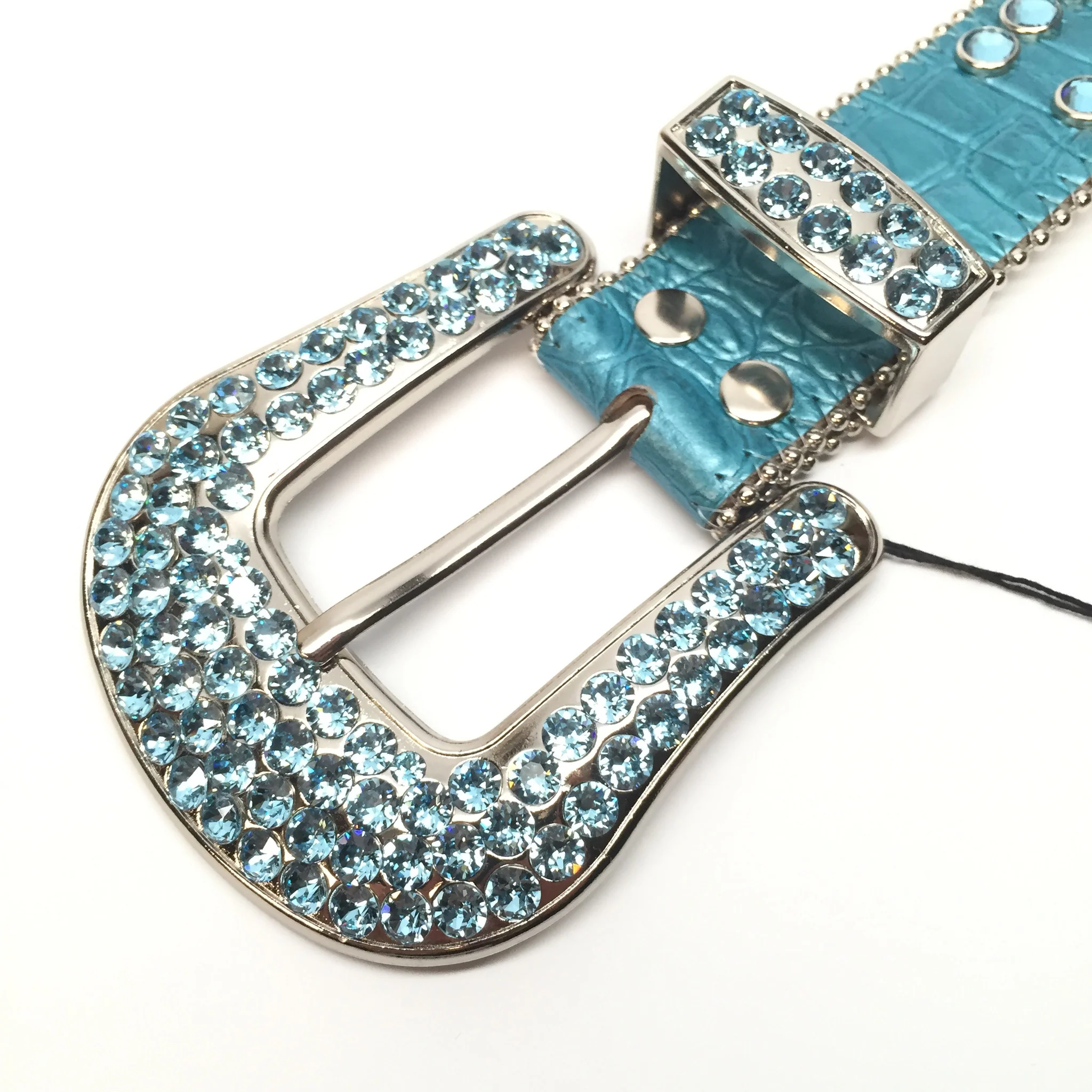 b.b. Simon 2182A86 'Sky Blue' Crystal Belt - Image 2