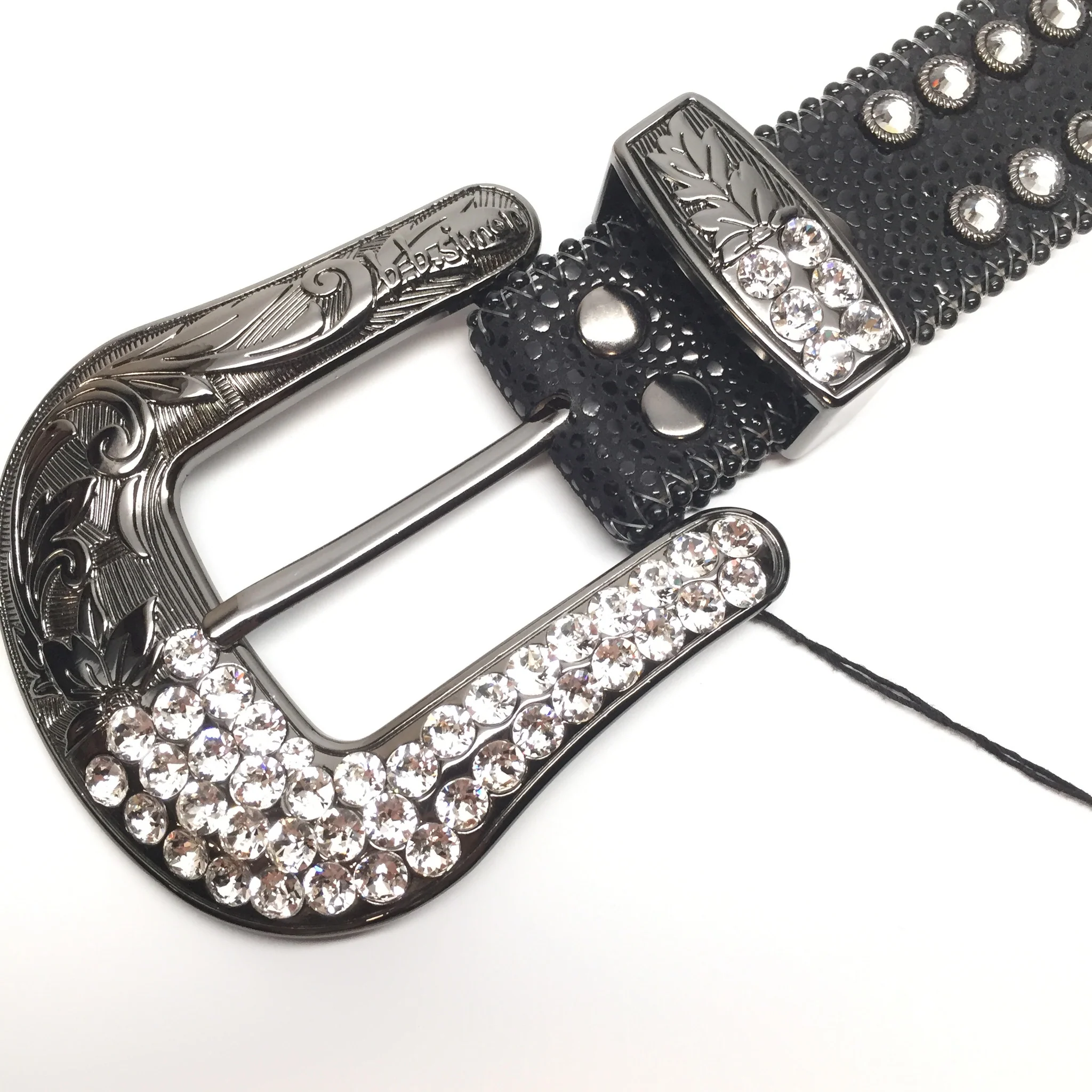 b.b. Simon 2298F40 'Midnight' Crystal Belt - Image 2