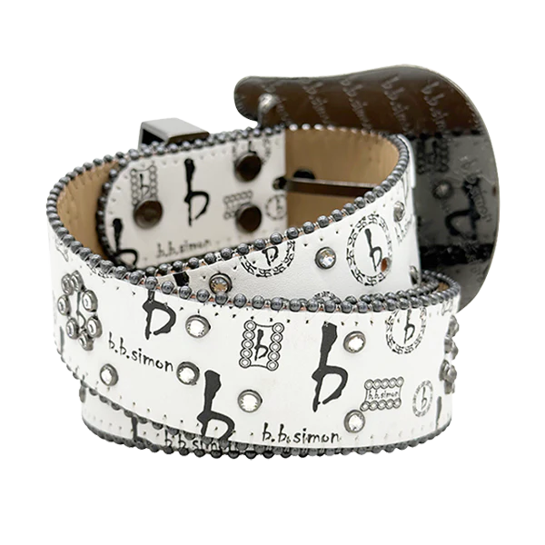 b.b. Simon BB Pattern Amini Classic - White - Image 3