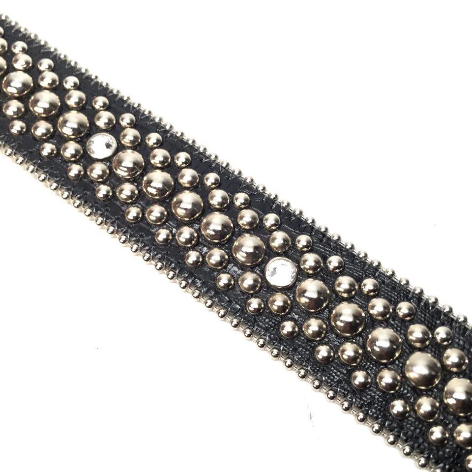 b.b. Simon Black Lizard Crystal Belt - Image 3