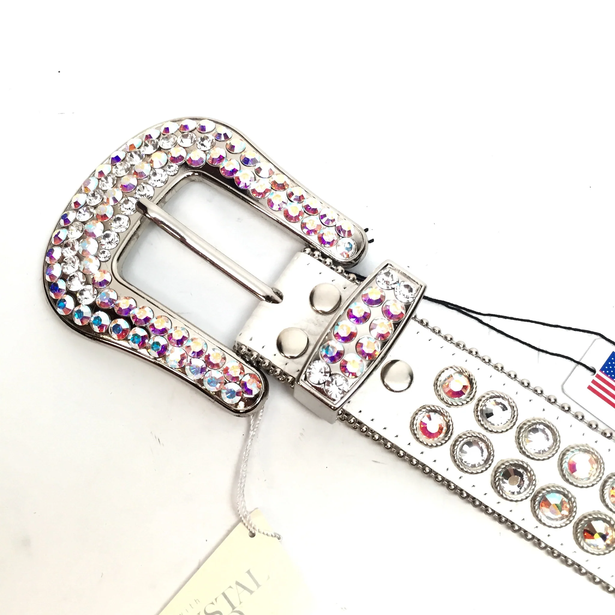 b.b. Simon - "Flash" 2-Row Crystal Belt - Image 2