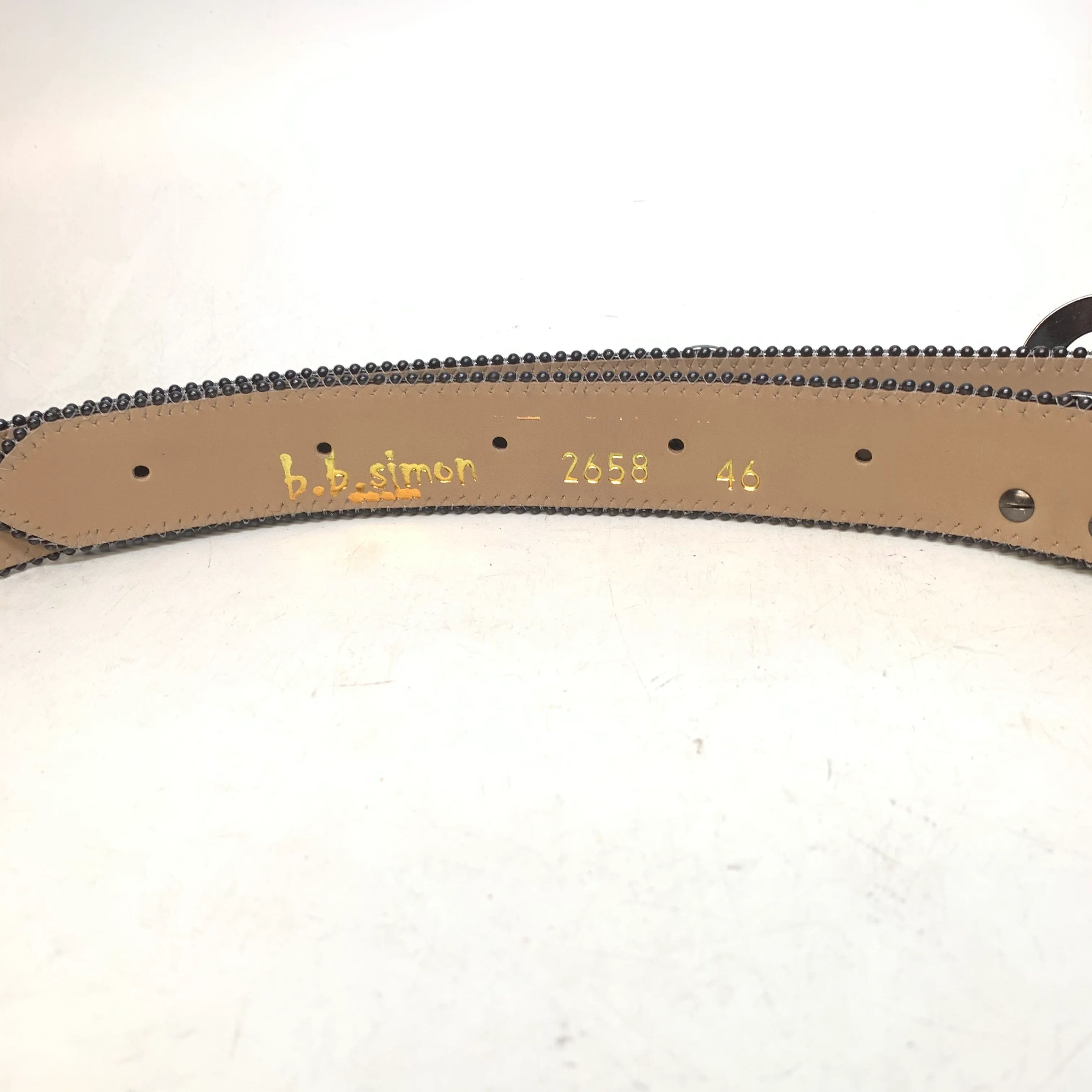 b.b. Simon Knuckle Pirate Multi Crystal Belt - Image 7