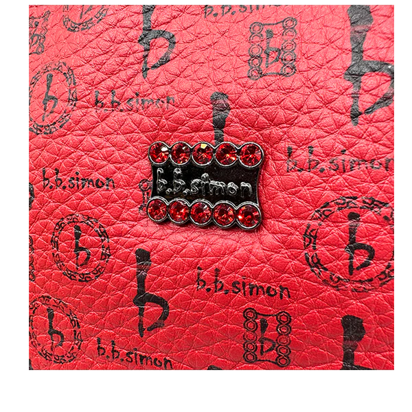 b.b. Simon Medium Backpack - Red - Image 6