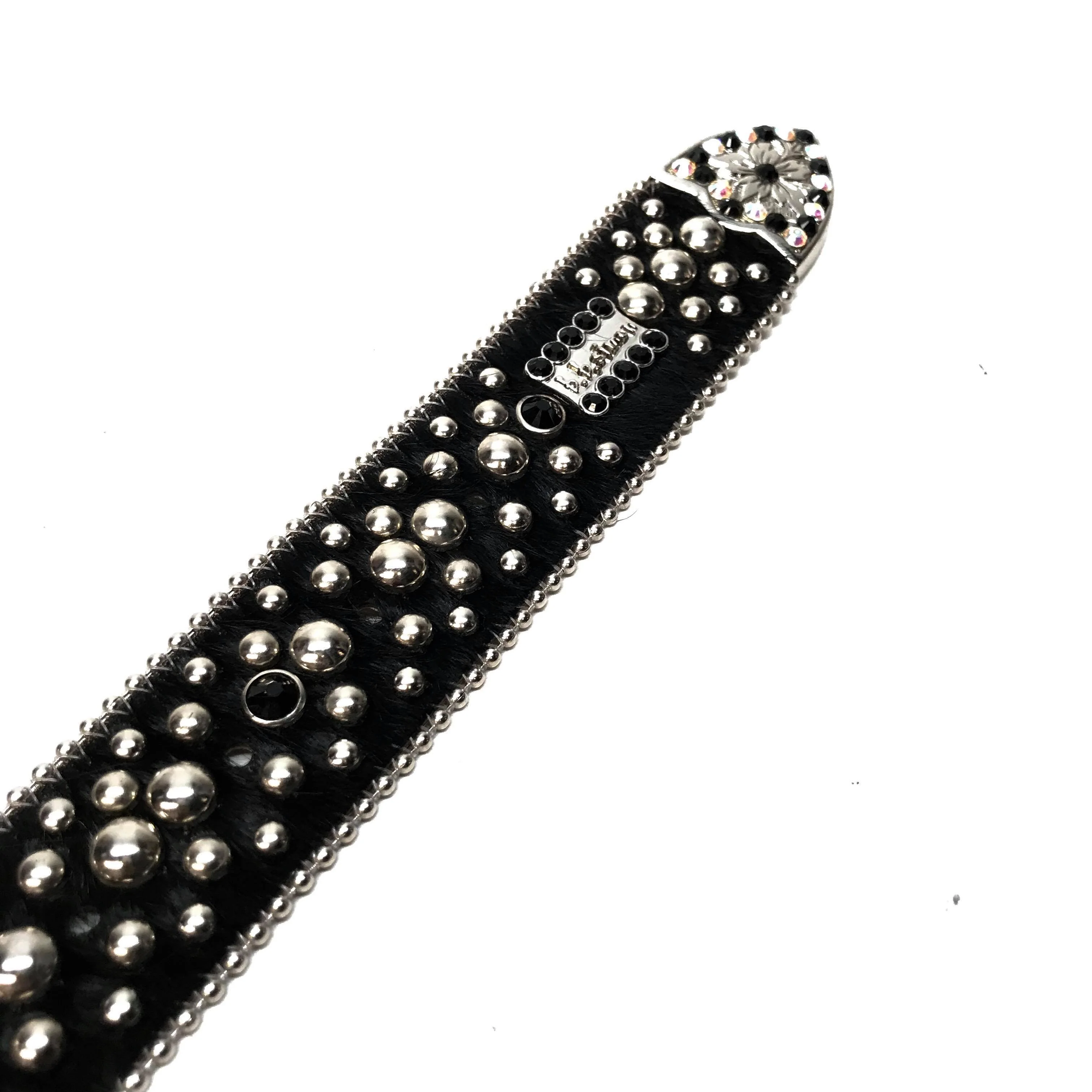 b.b. Simon 'Mixed Studded' Pony Crystal Belt - Image 5
