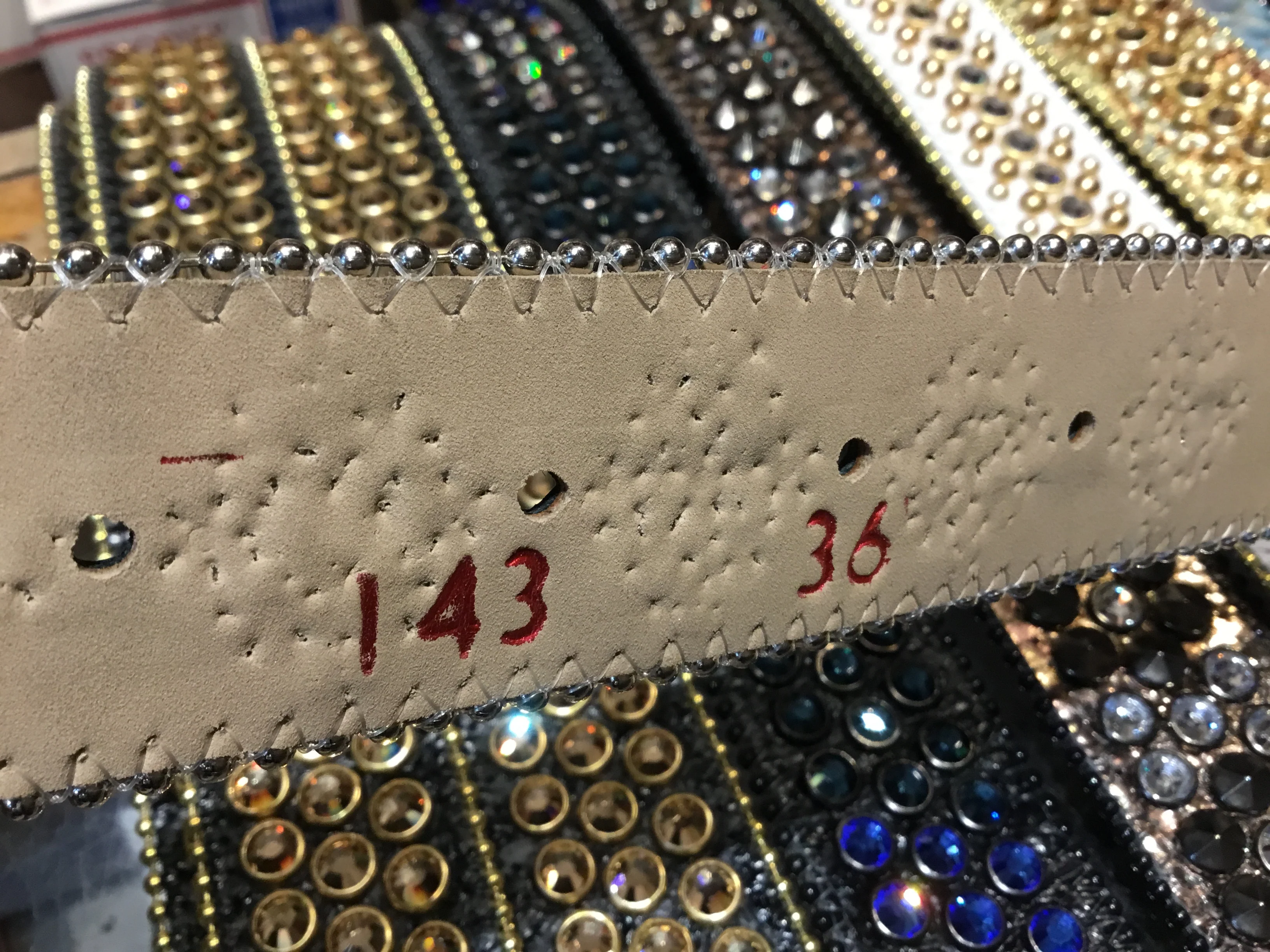 b.b. Simon Ocean Cross Crystal Belt - Image 5