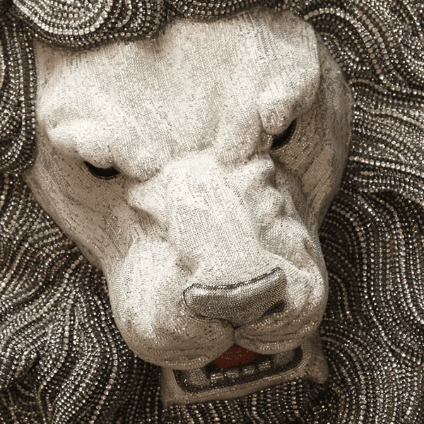 b.b. Simon Silver Crystal Lion Mane - Image 4