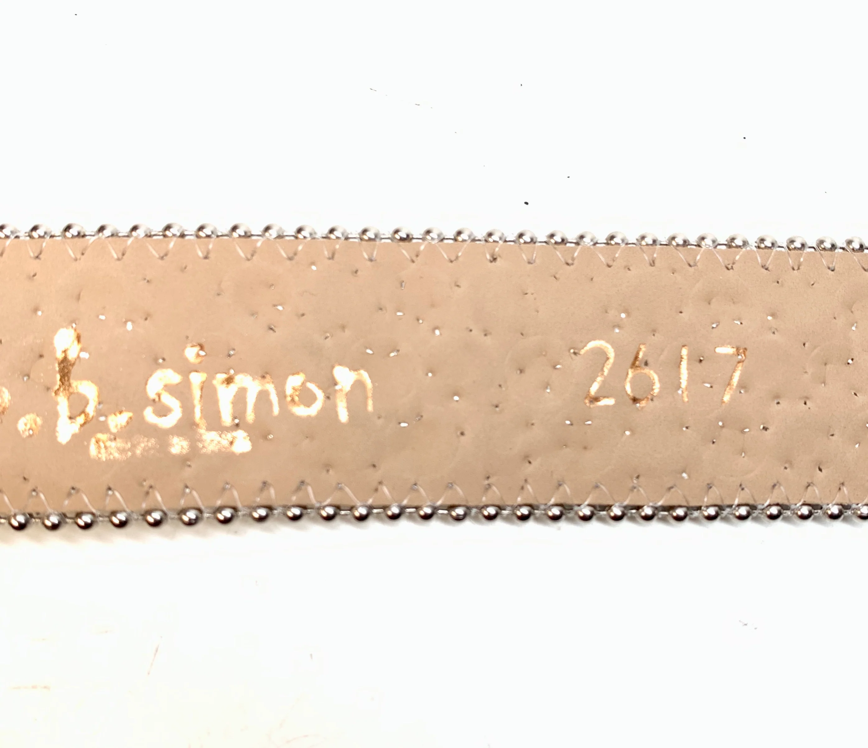 b.b. Simon 'White Fire' Studded Crystal Belt - Image 7