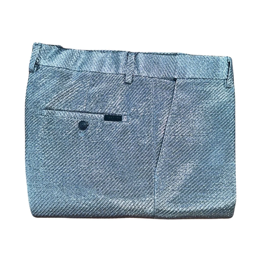 Barabas Metallic Silver High End Dress Pants - Image 4