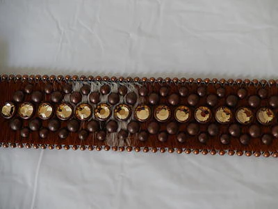 b.b. Simon Studded Bronze Crystal Belt - Image 3