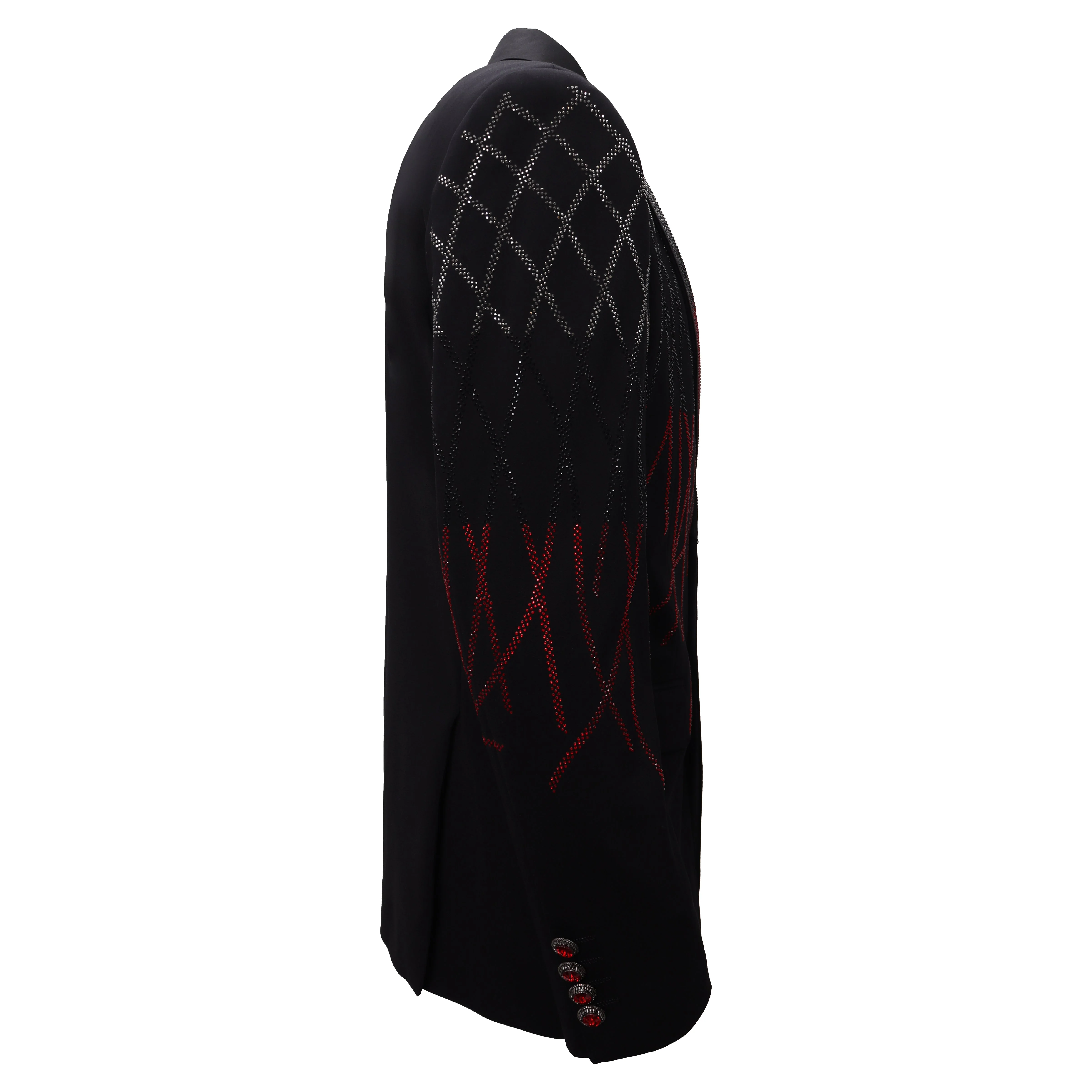 Bold Grace Blazer BLACK/RED - Image 4