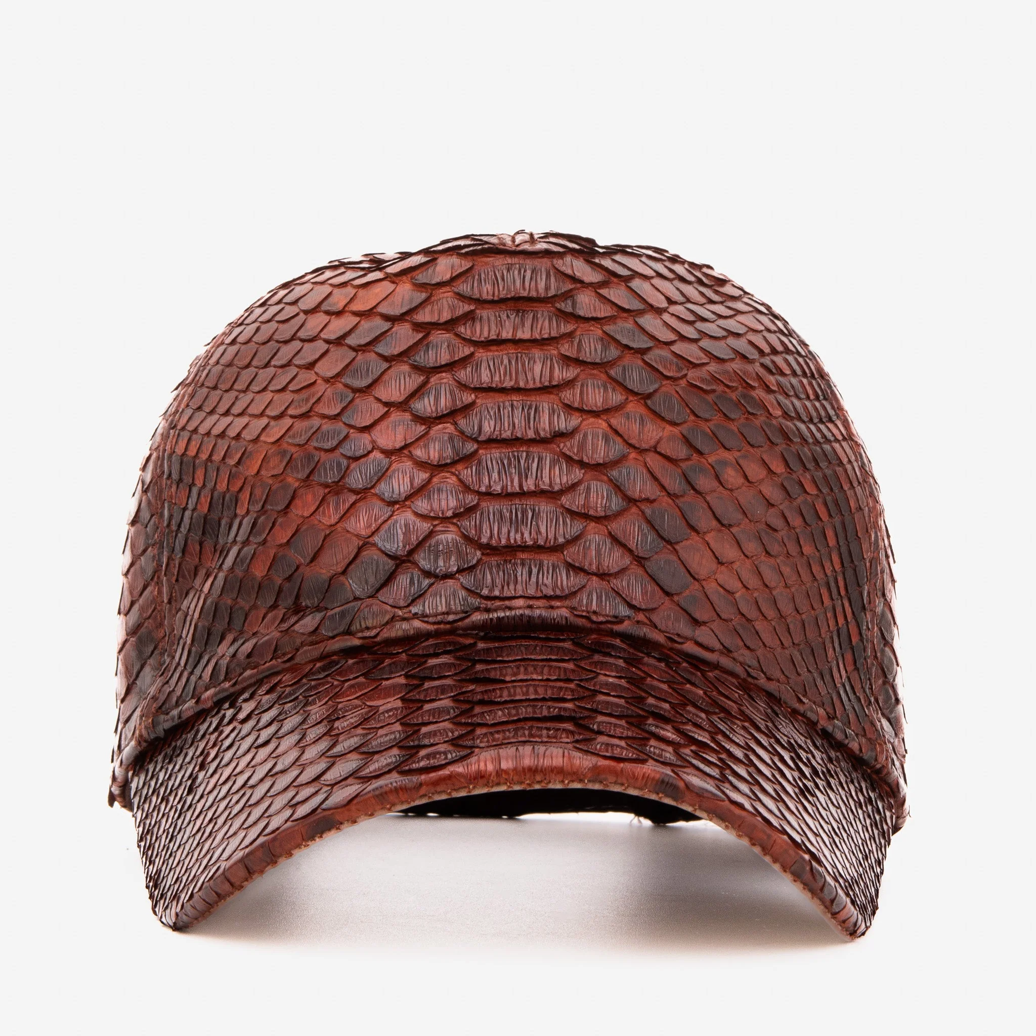 Boss Tan Python Leather Cap - Image 2
