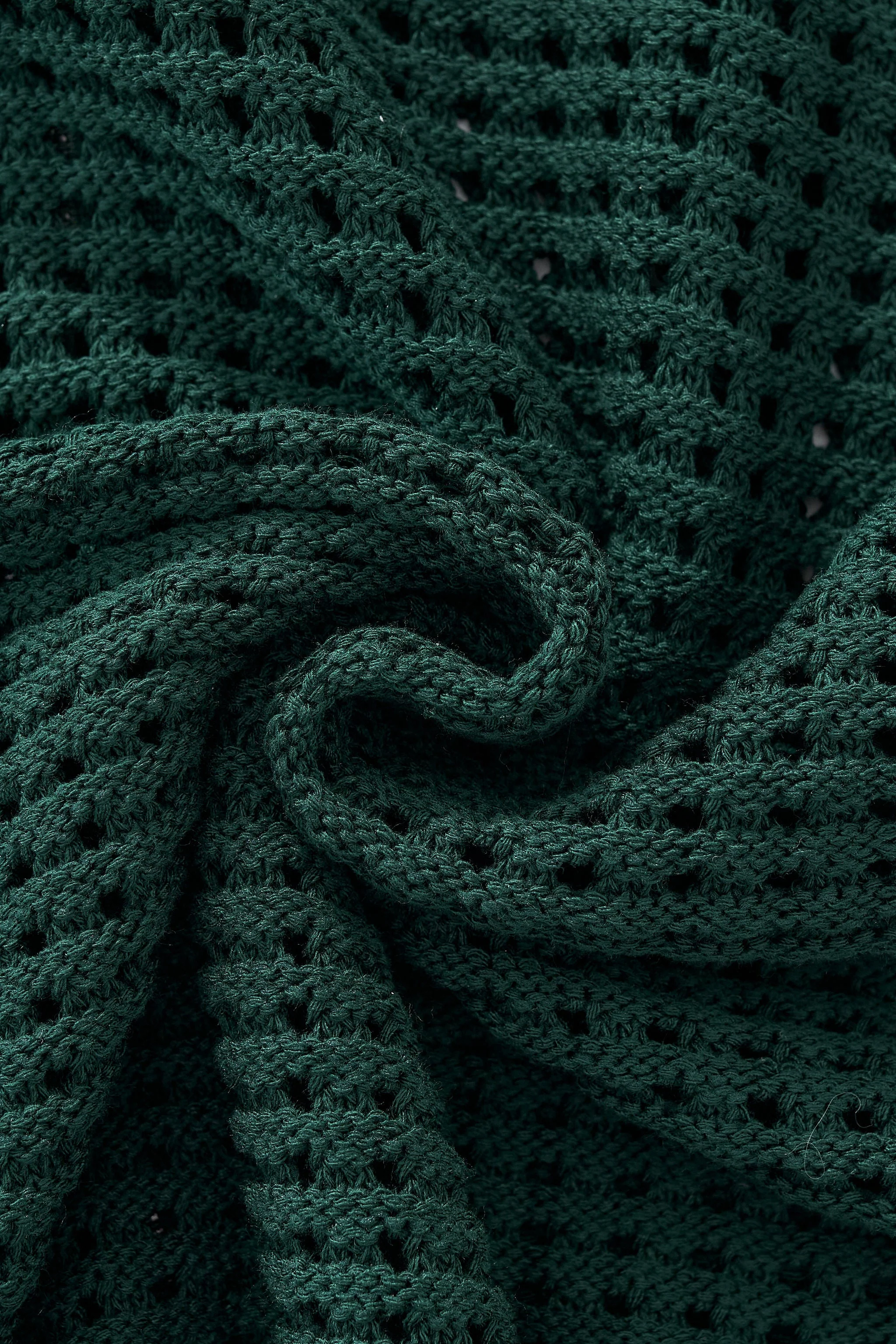 Breeze Mesh Zip Knit SS Shirt HUNTER GREEN - Image 10