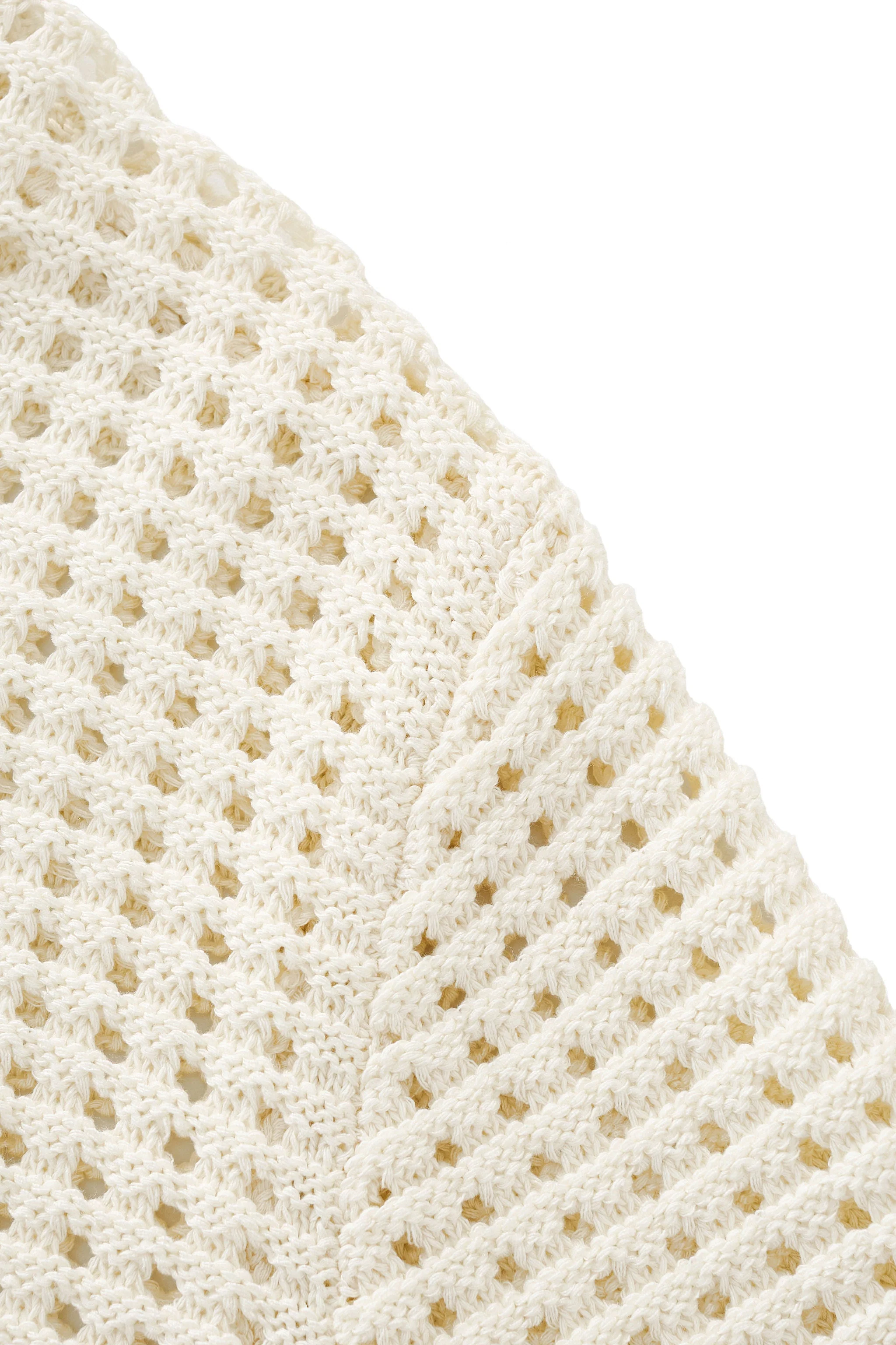 Breeze Mesh Zip Knit SS Shirt IVORY - Image 4