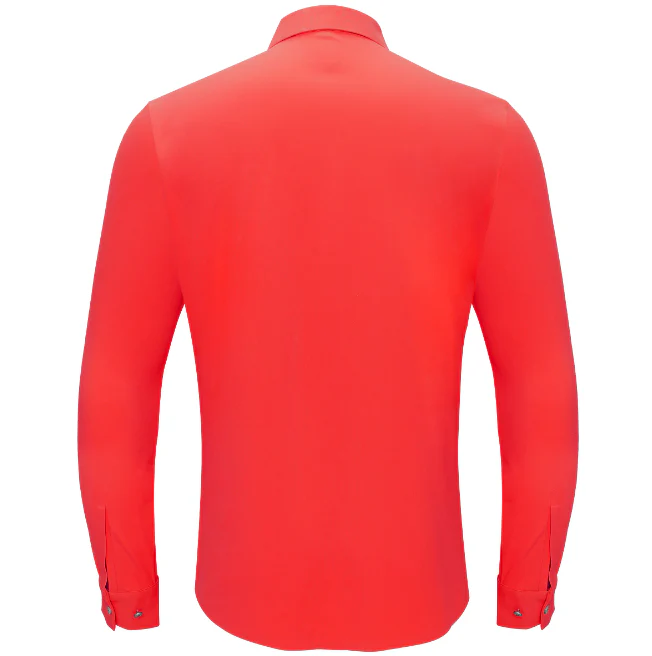 Bronco Edge Button-Up Shirt RED - Image 3