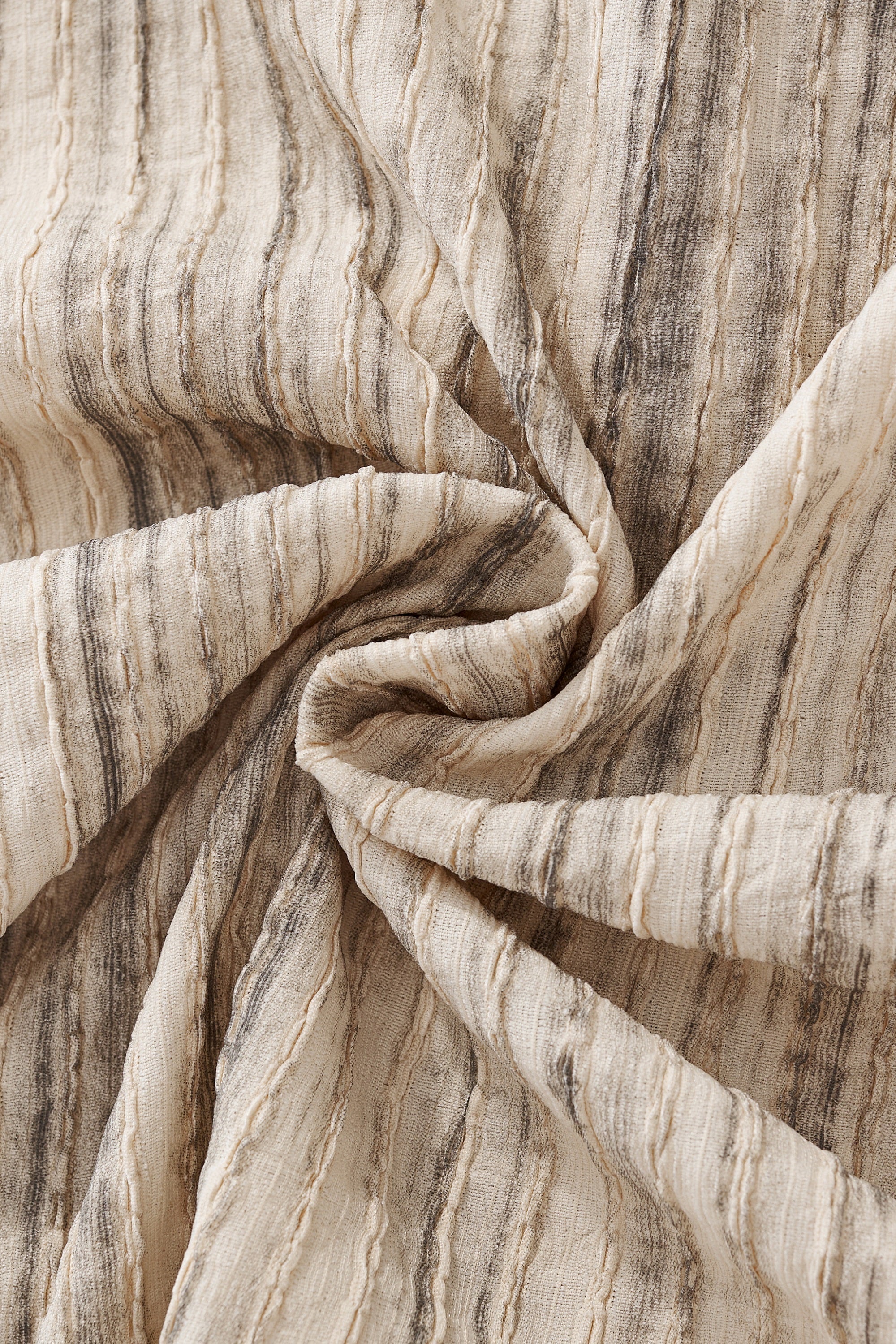 Canyon Set – Printed LS Shirt & Pleated pant TAUPE - Image 10