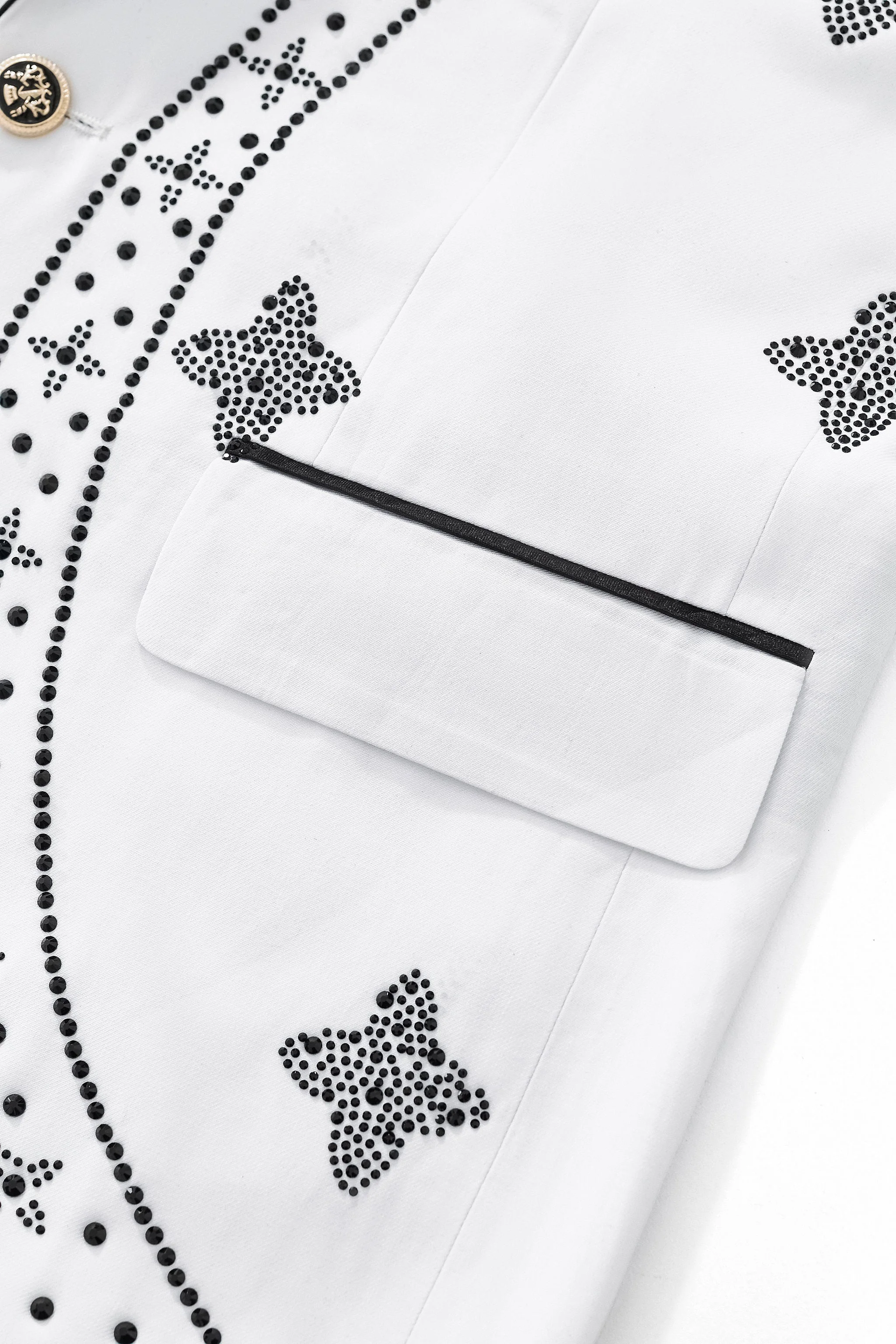 Celestial Wave Blazer WHITE/BLACK - Image 5
