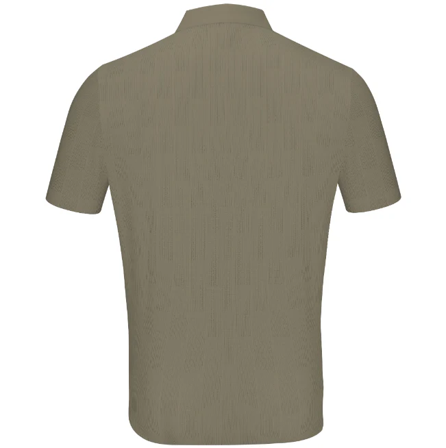 Command Chic Short-Sleeve Shirt KHAKI - Image 2