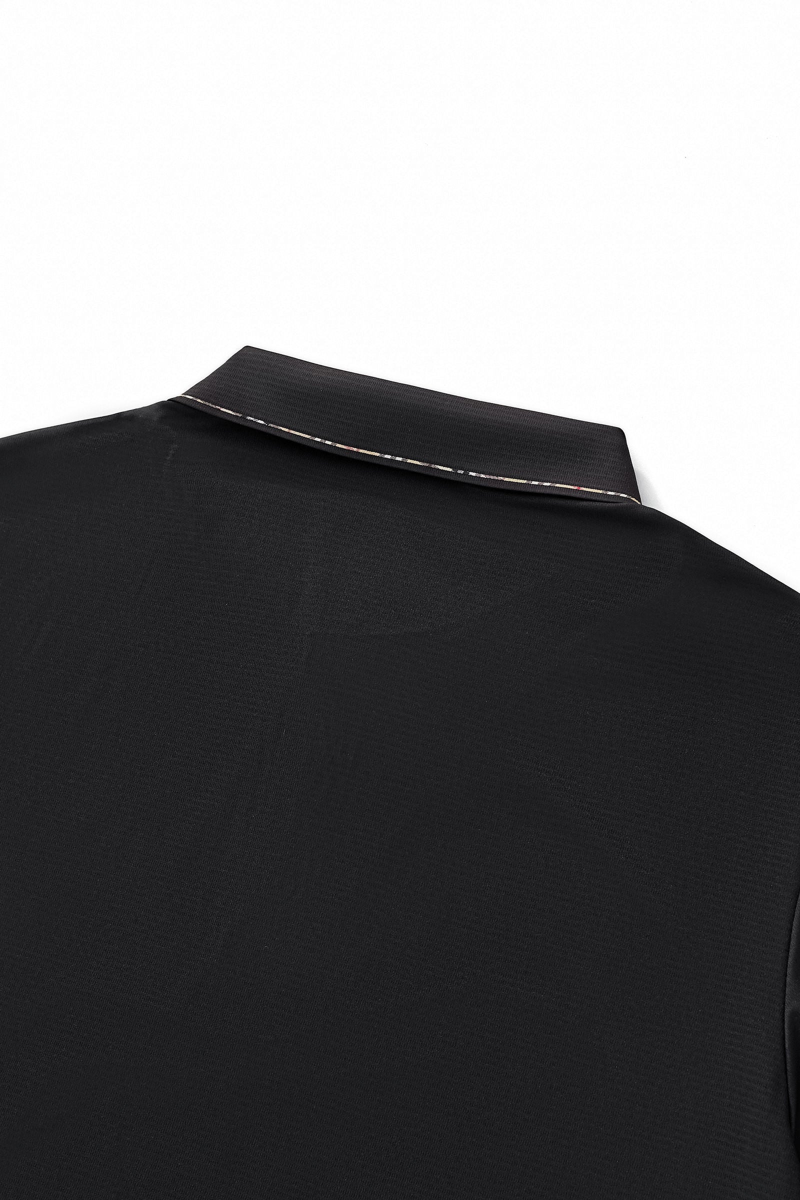 Contrast Trim Detail Polo – El Baron BLACK - Image 8