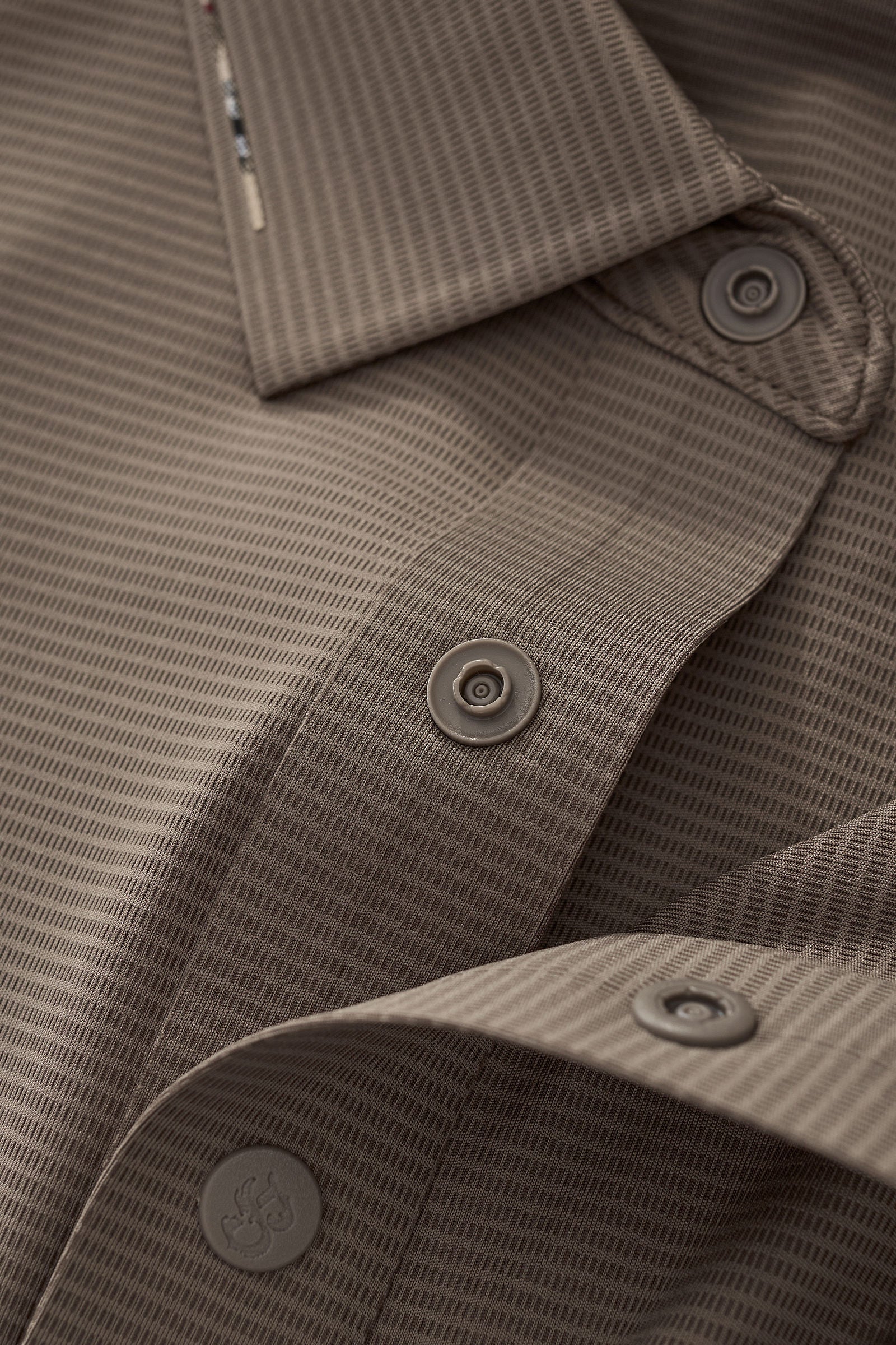 Contrast Trim Detail Polo – El Baron BROWN - Image 6