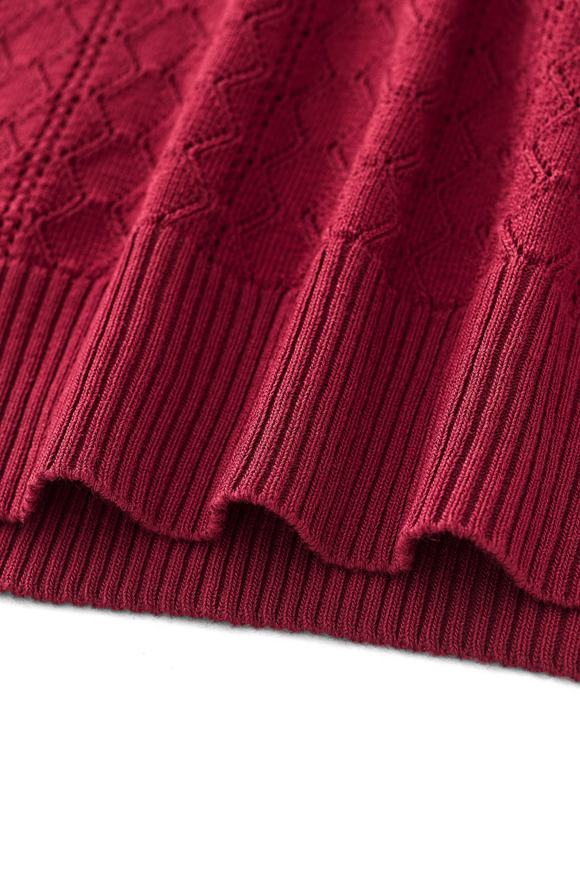 Elevare Knit Polo RED - Image 7