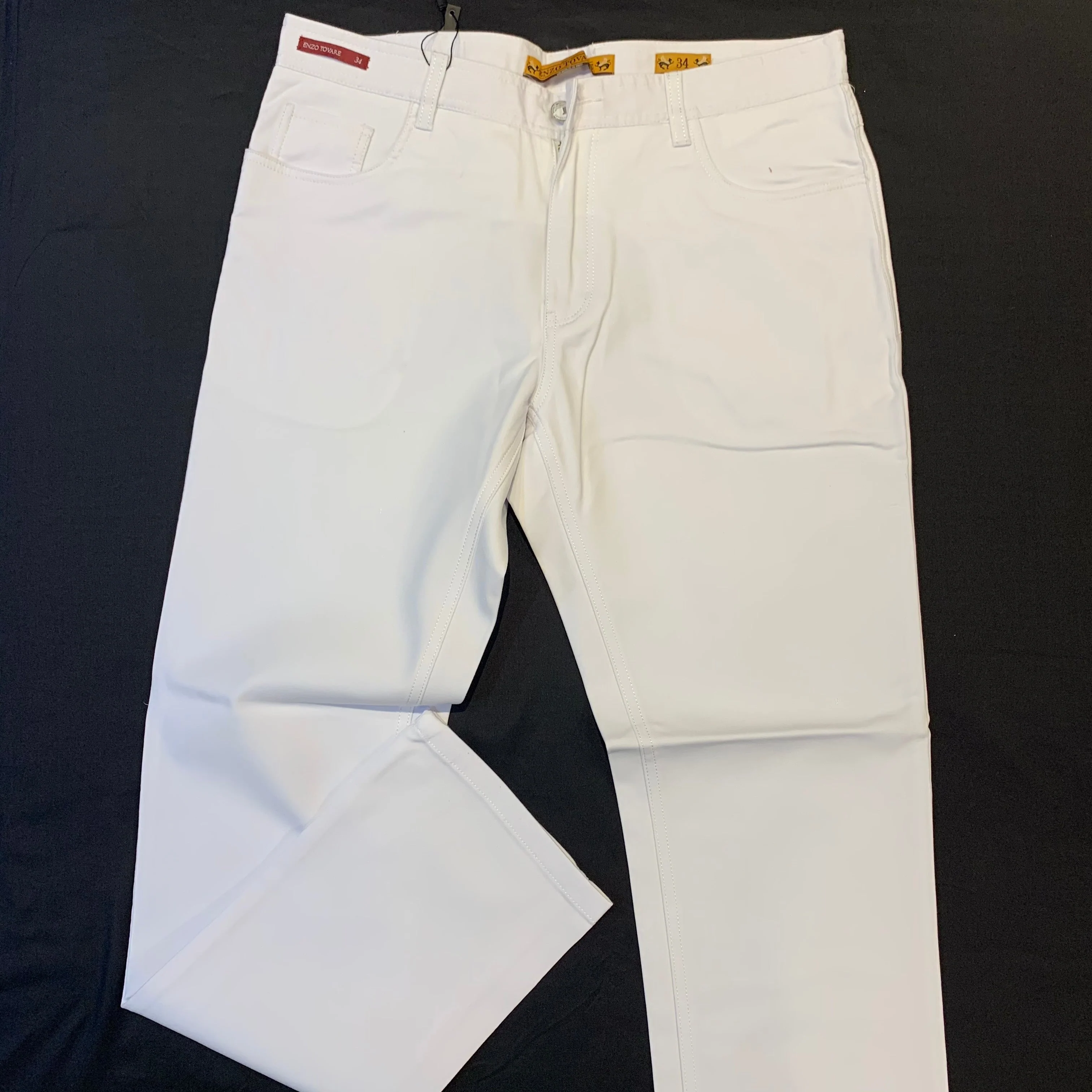 Enzo Albert-5 White High-end Pants - Image 3