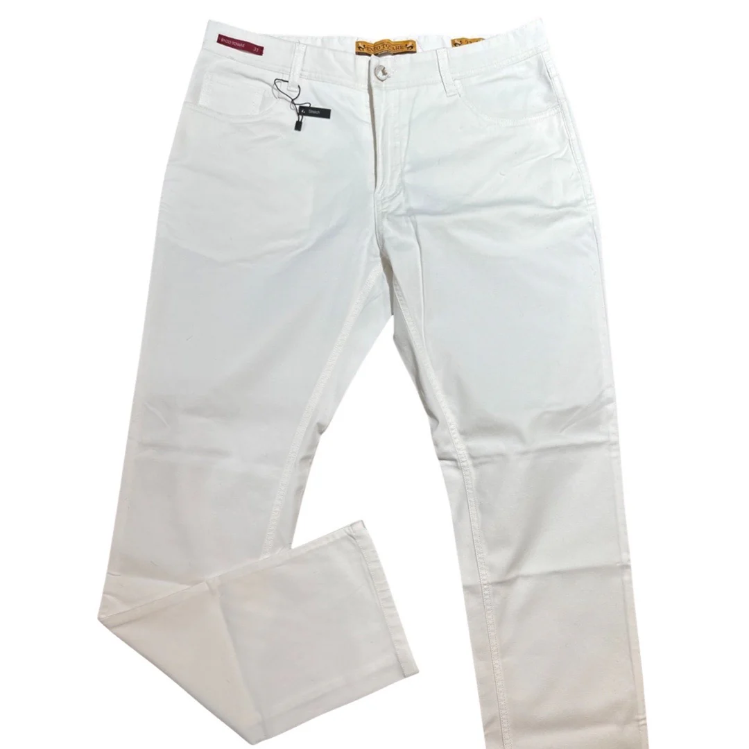Enzo Alpha 368 White High-end Pants - Image 2