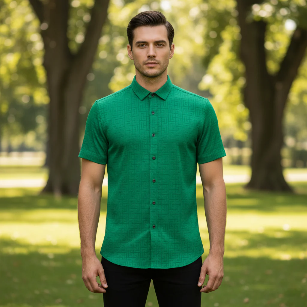 GRECIAN GRACE Shirt - CENTURY PENTHOUSE GREEN - Image 3