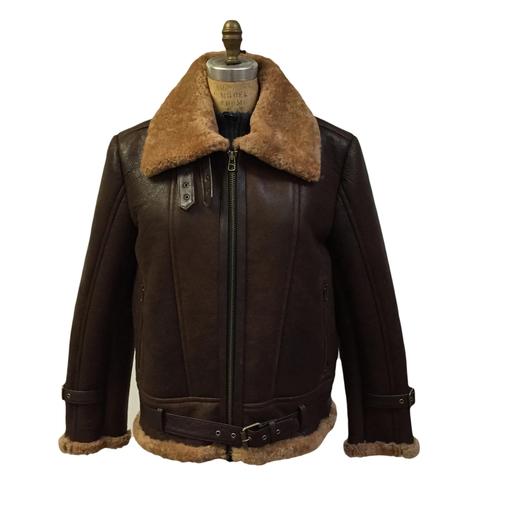 Jakewood - 6300 Shearling Bomber Jacket - Image 3