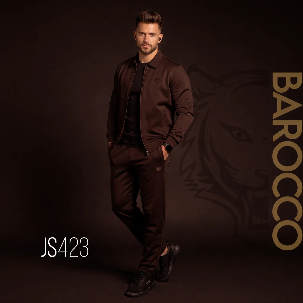 Jetstream Luxe Tracksuit COFFEE - Image 13