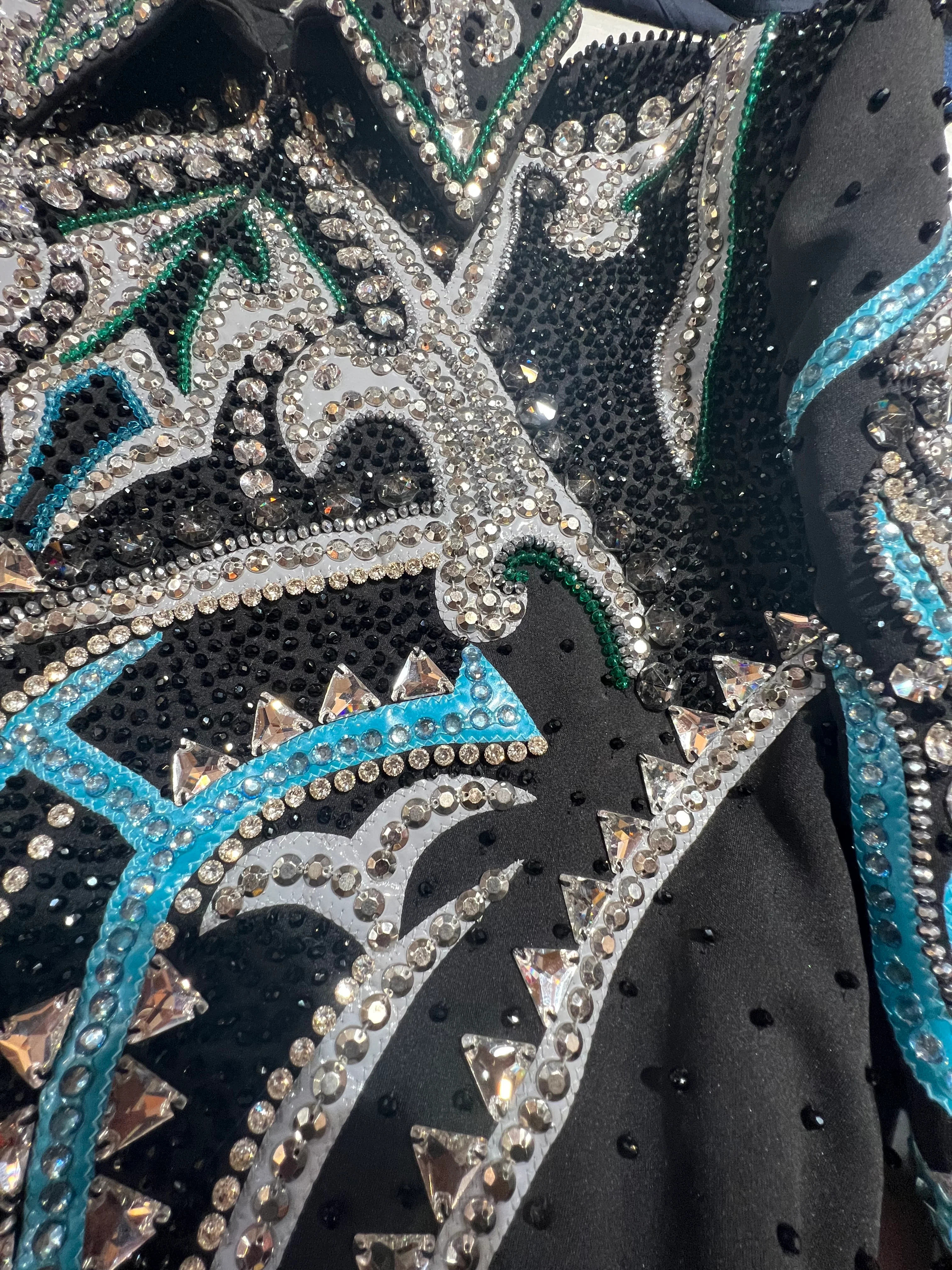 Kashani Blue Pharaoh Hyper Crystal Jacket - Image 13