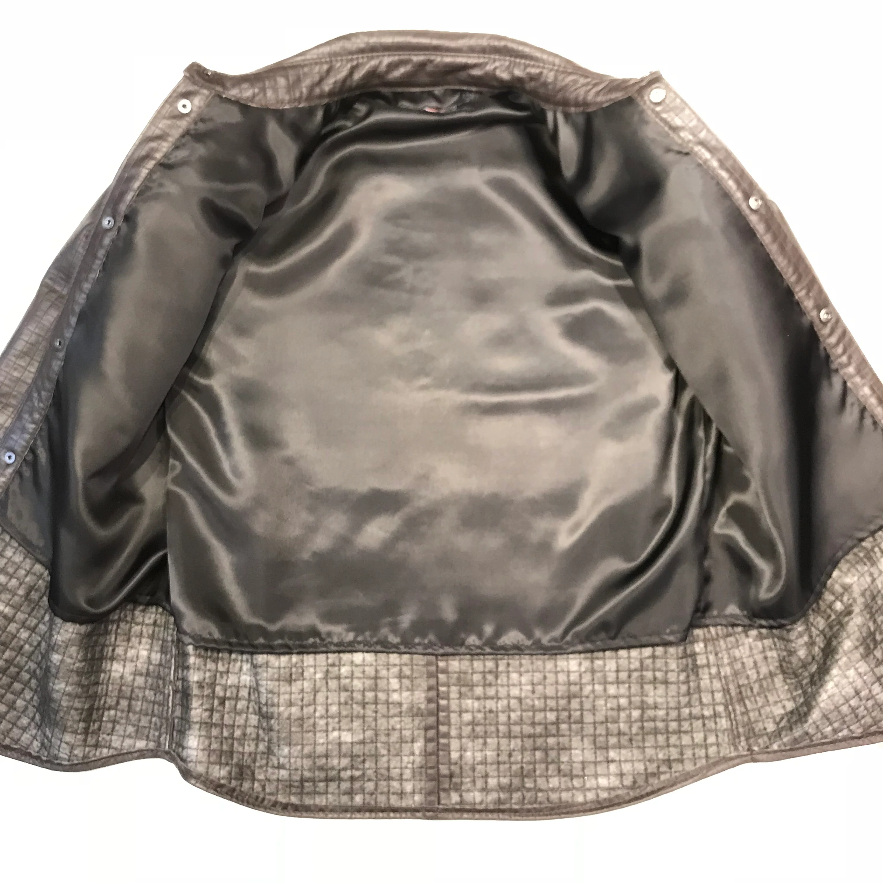 Kashani Natural Quilted Python Snake Button Up Jacket - Image 6