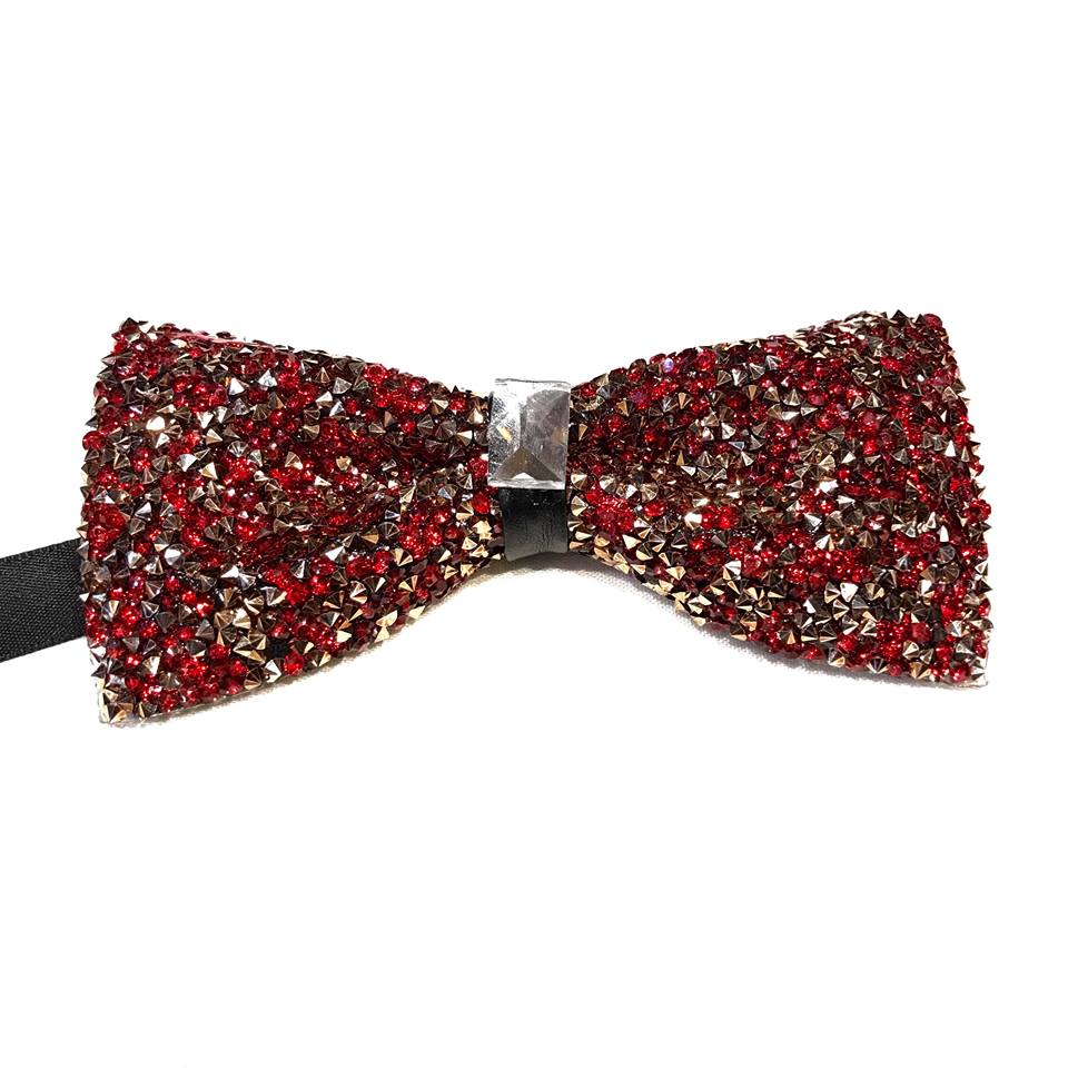 Kashani Fully Loaded Crystal Bow tie - Image 4