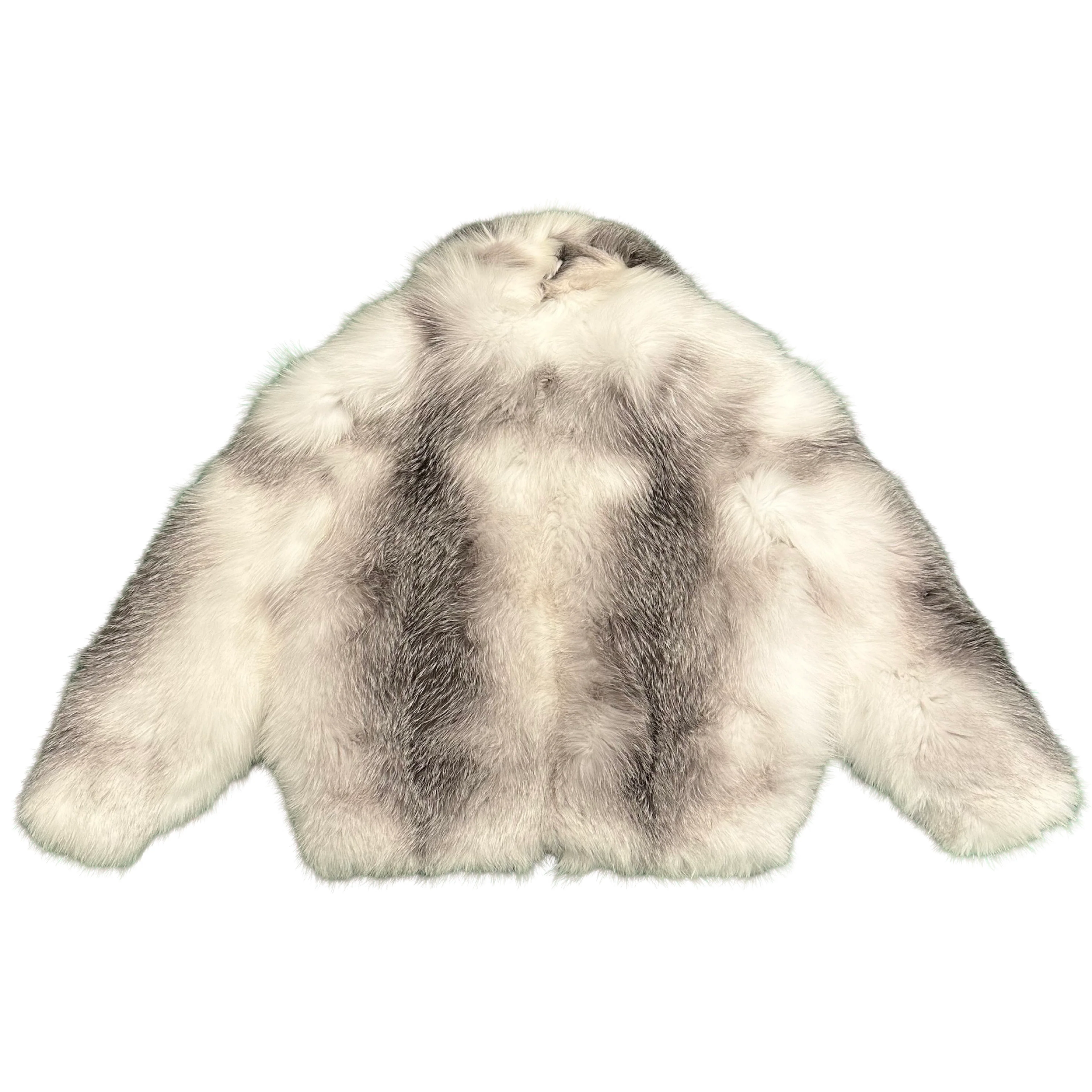 Kashani Men's Full Natural Arctic Fox Fur Coat - Image 4