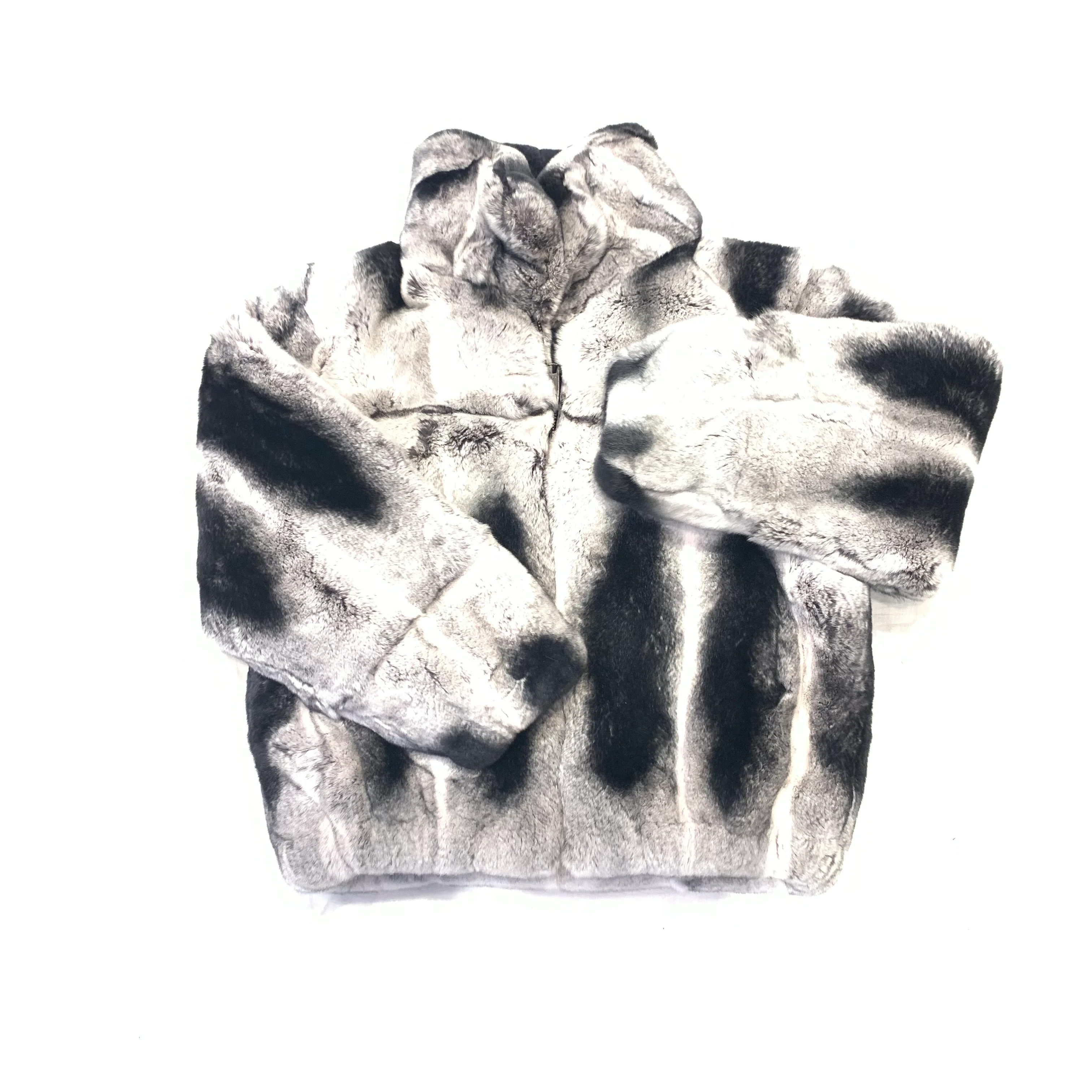 Kashani Kids Rex Rabbit Fur Coat - Image 2