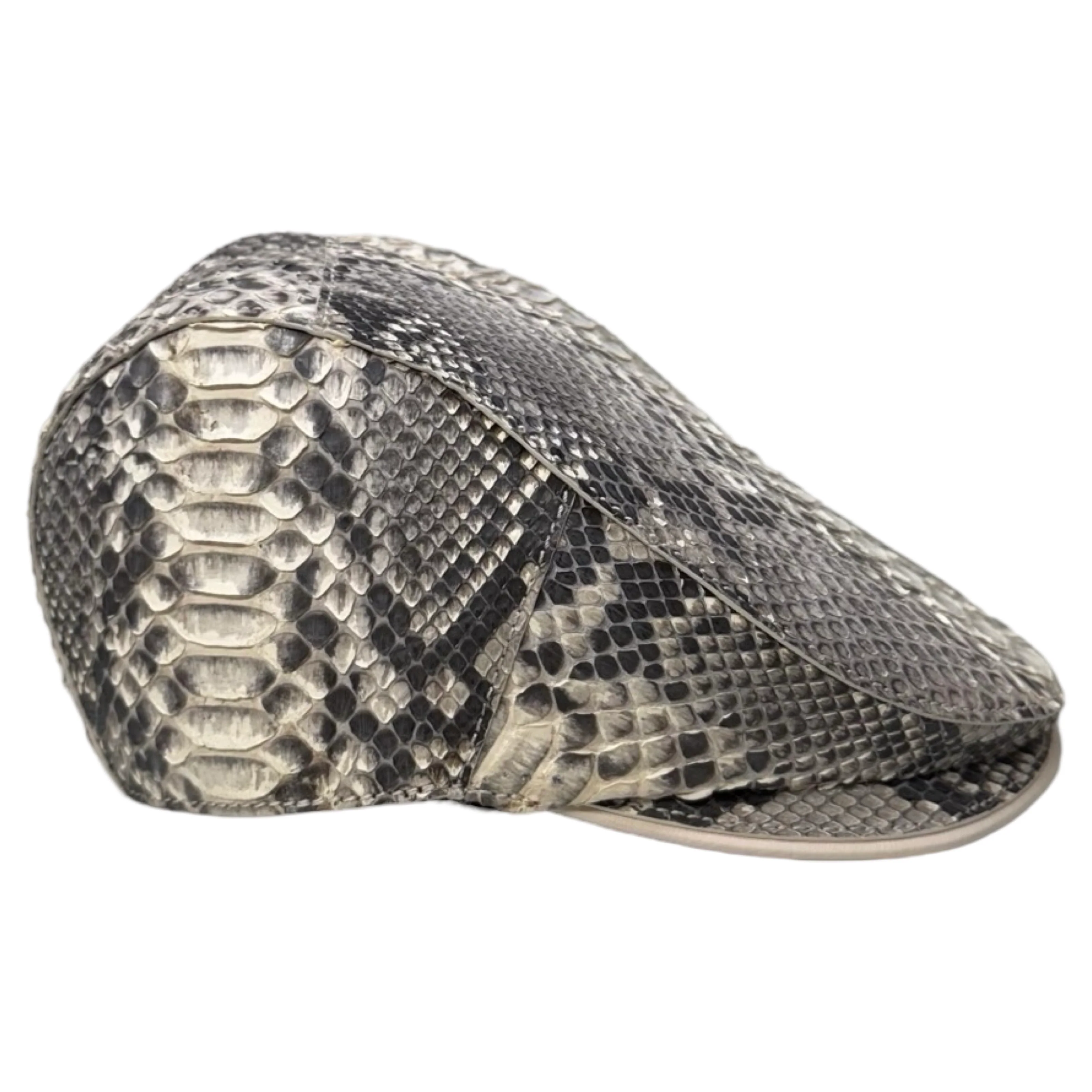 Kashani Natural Python Herringbone Cap - Image 3