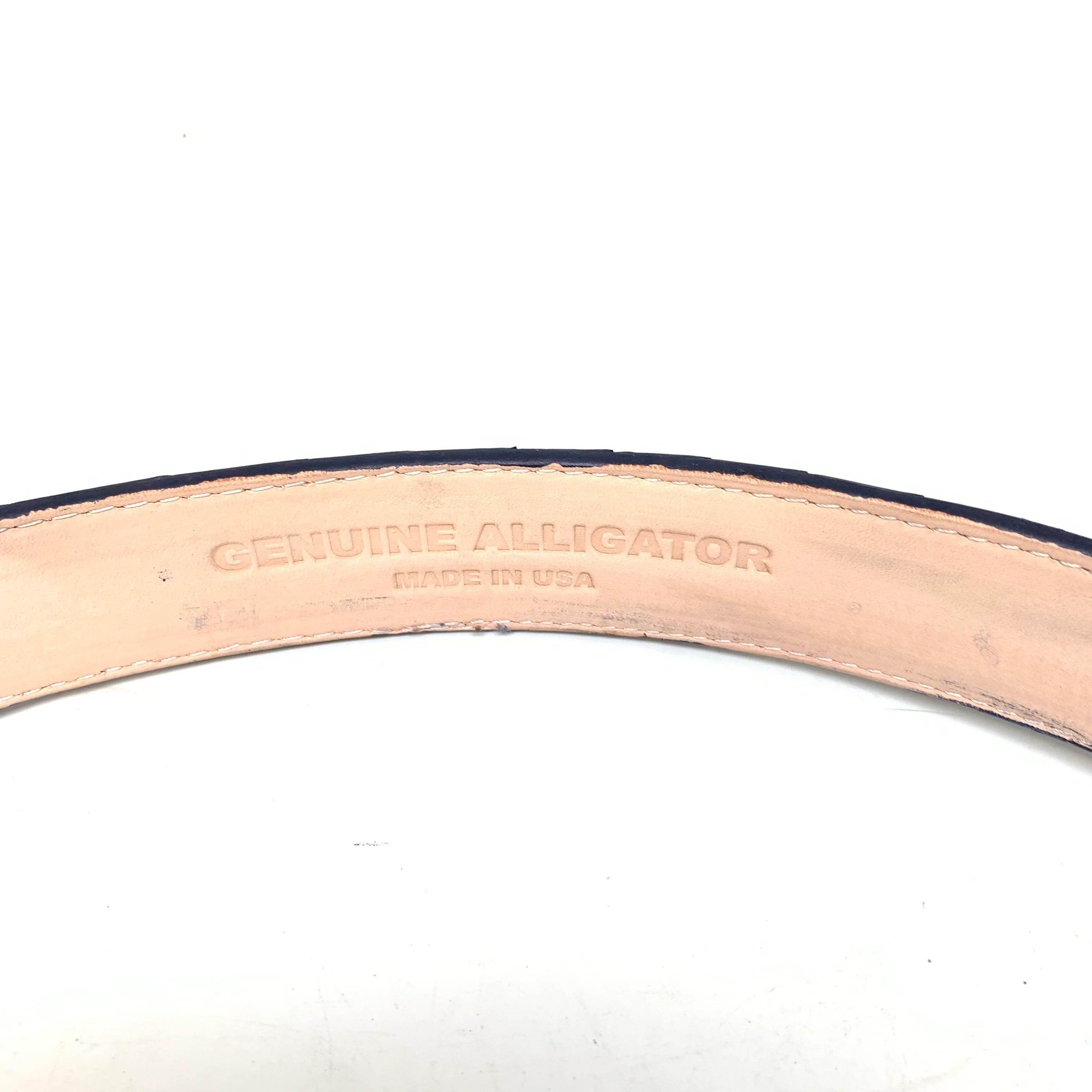 Kashani Navy Alligator Body Belt - Image 4