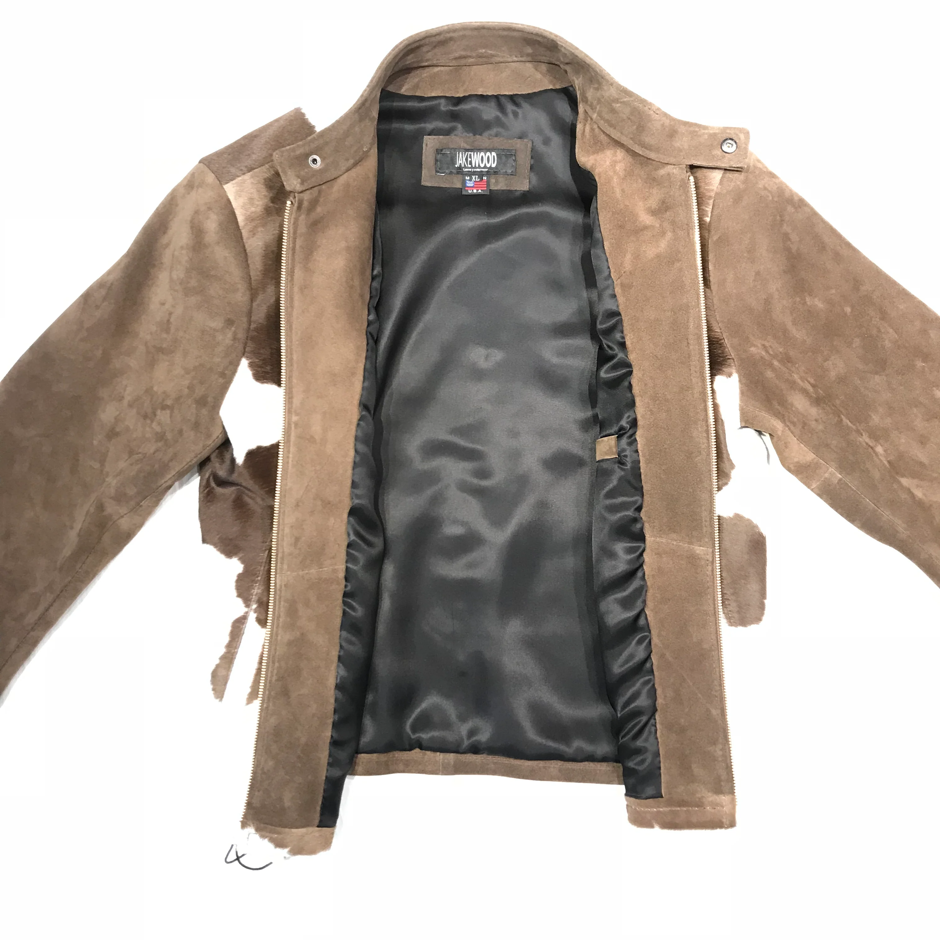 Kashani Pony Hair Suede Bomber Jacket - Image 6