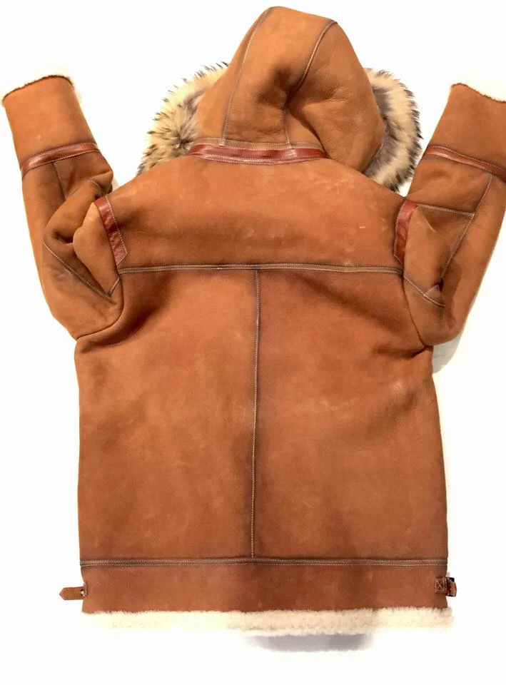 Kashani Tobacco Burnish Fox Shearling Jacket - Image 6