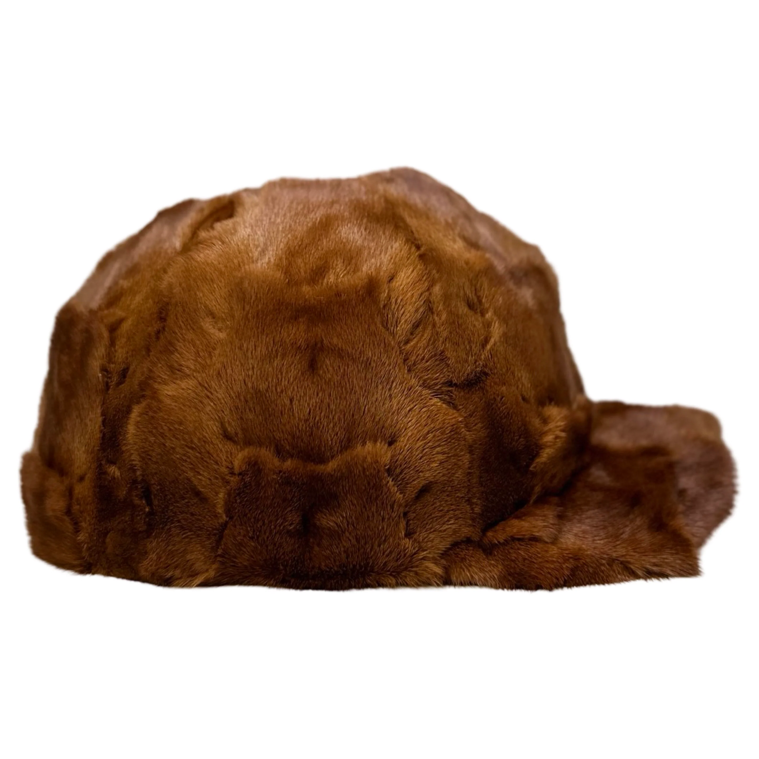 Kashani Whiskey Diamond Cut Mink Baseball Hat - Image 2