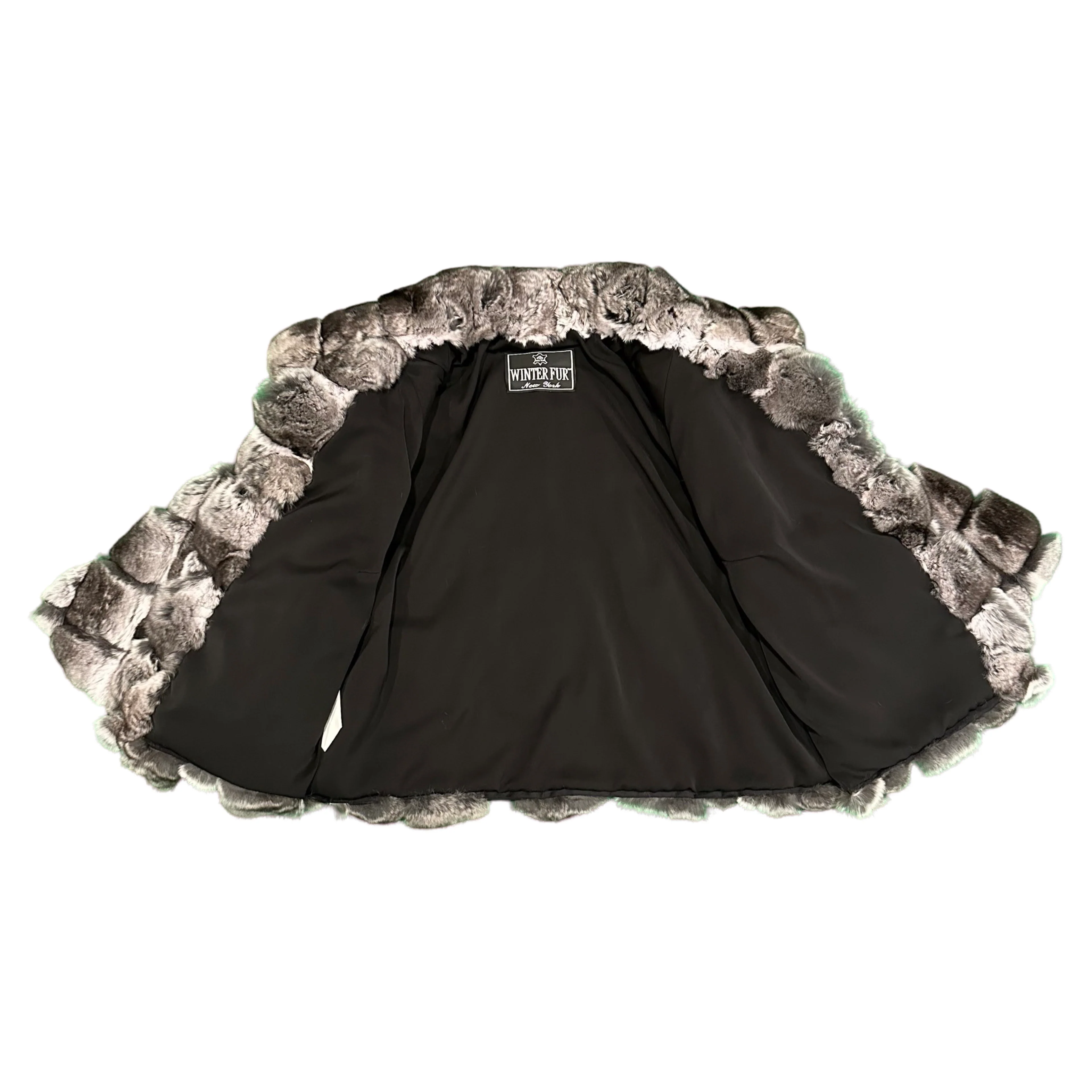 Kashani Women's Chinchilla Fur Bolero Jacket - Image 3