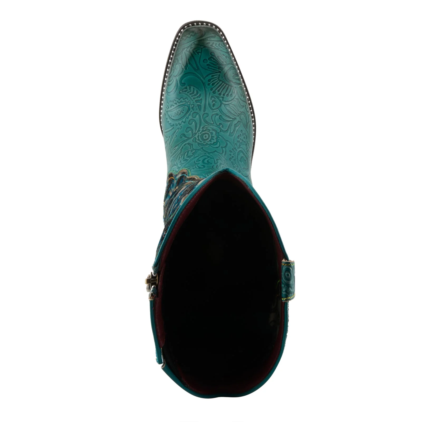 L'Artiste Rodeoqueen-Viv Boots - Turquoise - Image 3