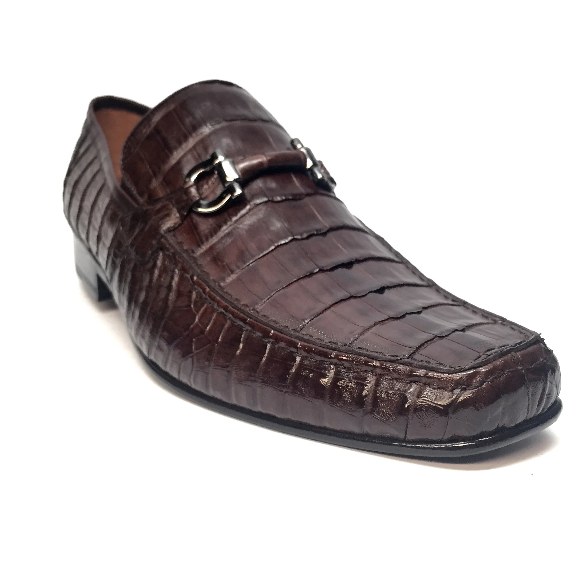 Los Altos All-Over Crocodile Belly Loafers - Image 3