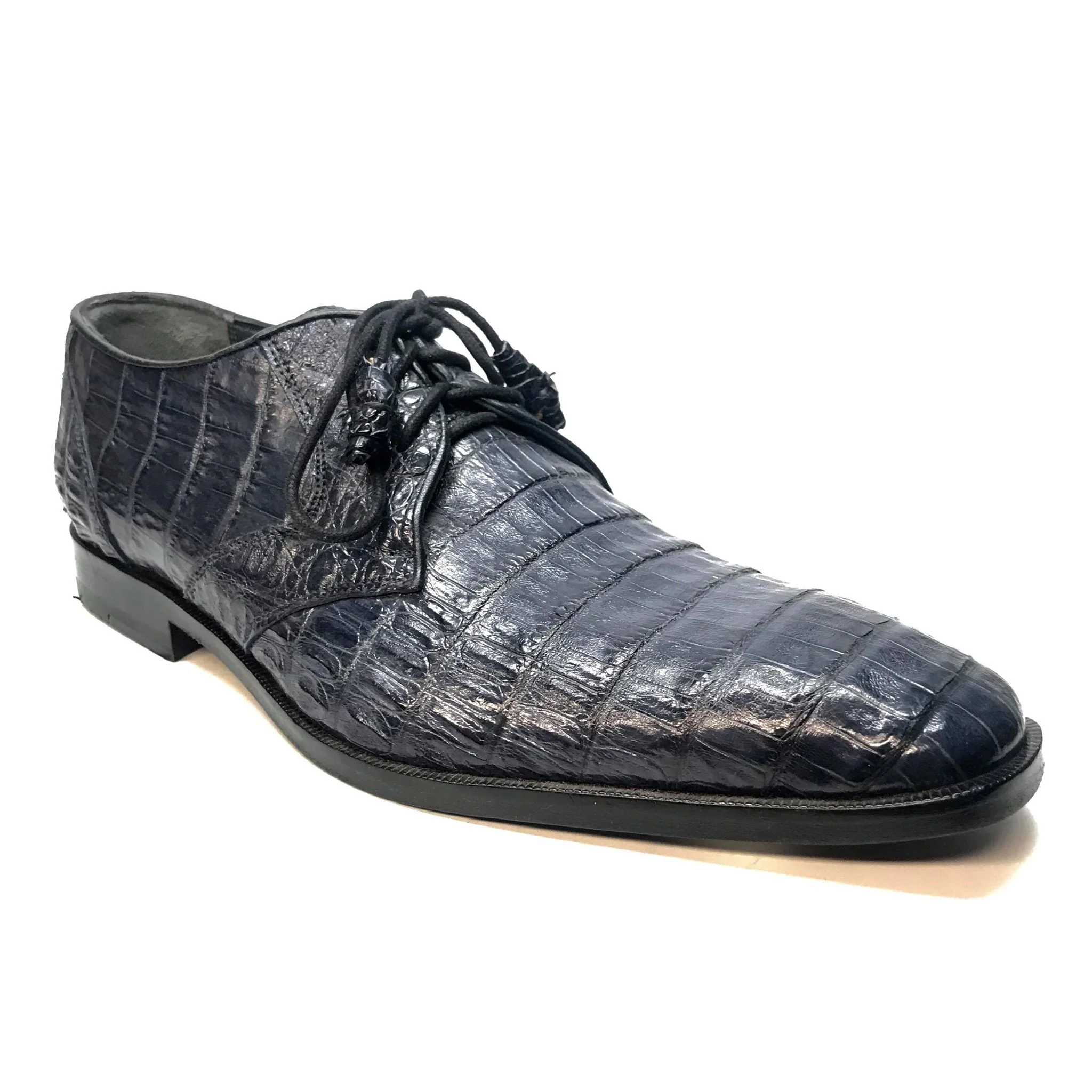 Los Altos All-Over Crocodile Lace Up Dress Shoes - Image 11