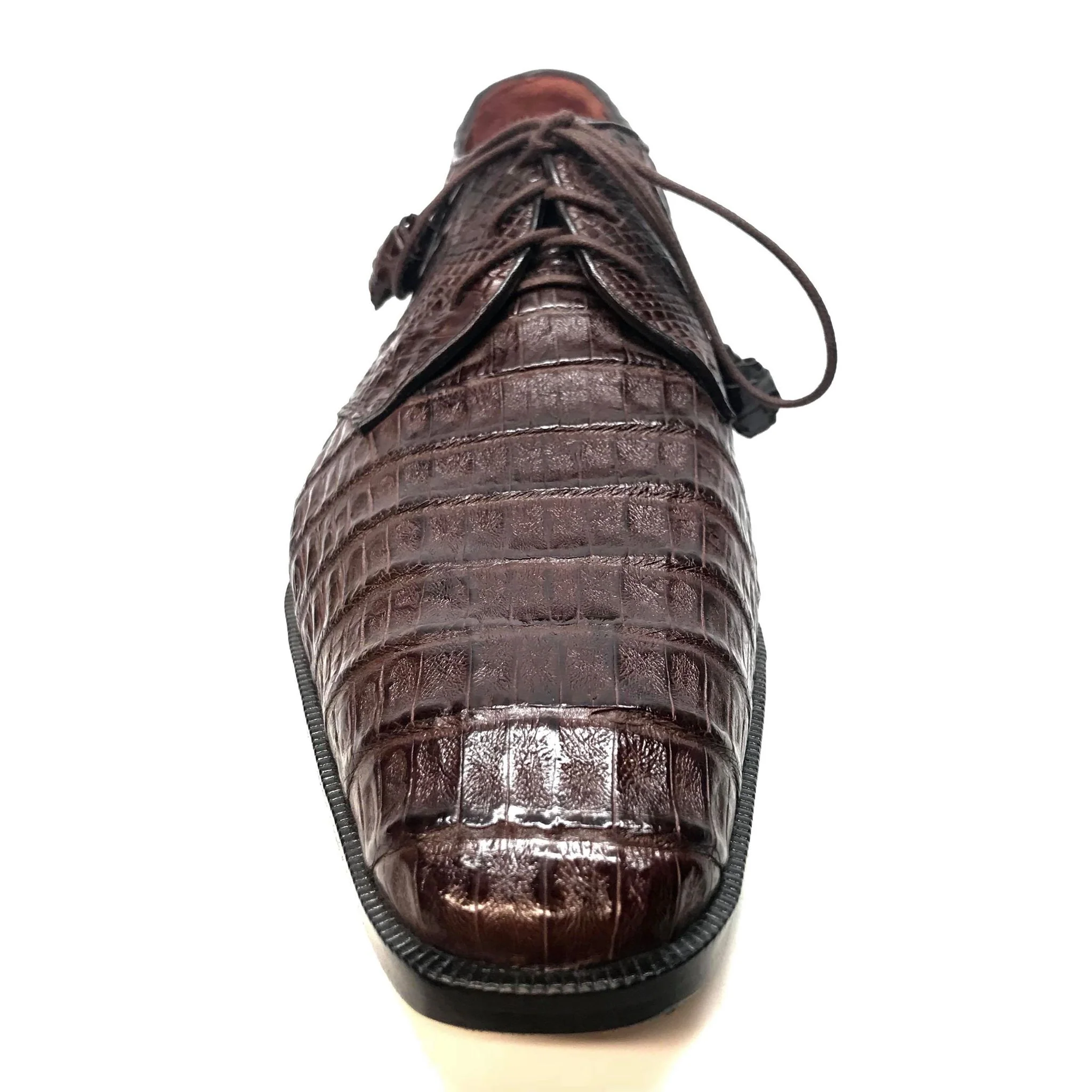 Los Altos All-Over Crocodile Lace Up Dress Shoes - Image 25