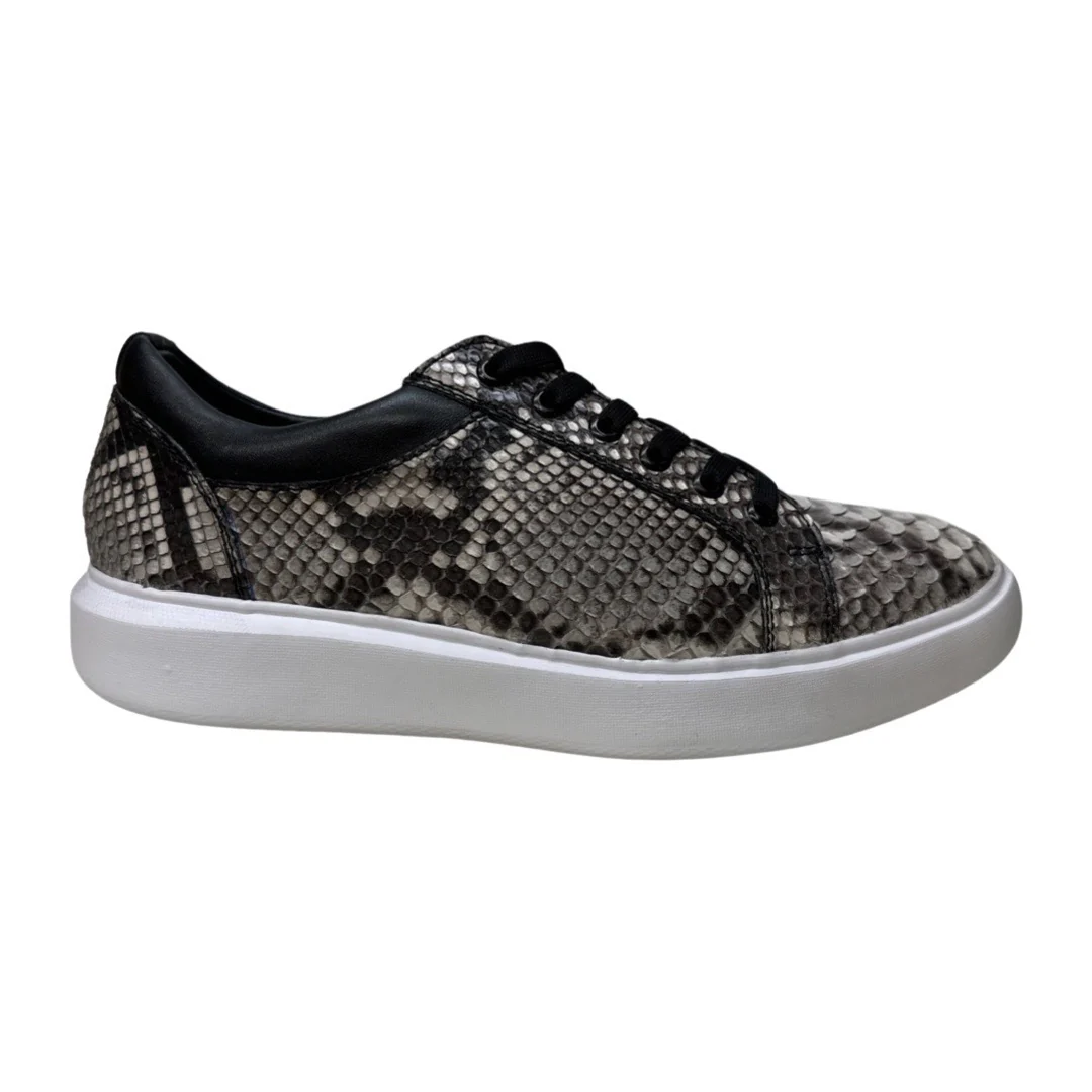 Los Altos Natural Python Low Top Sneakers - Image 5