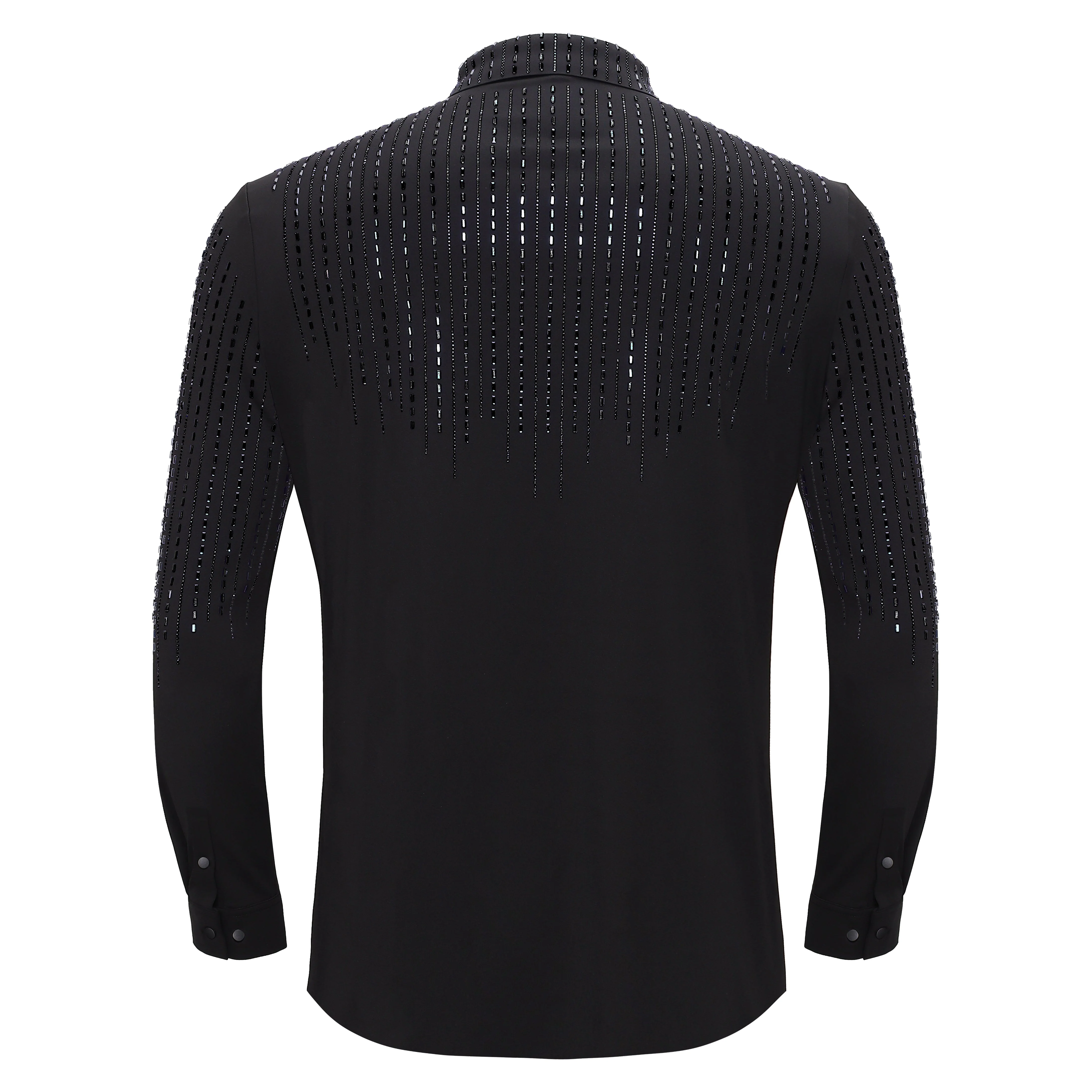 Crystal Classic Button-Up Shirt BLACK/BLACK - Image 2