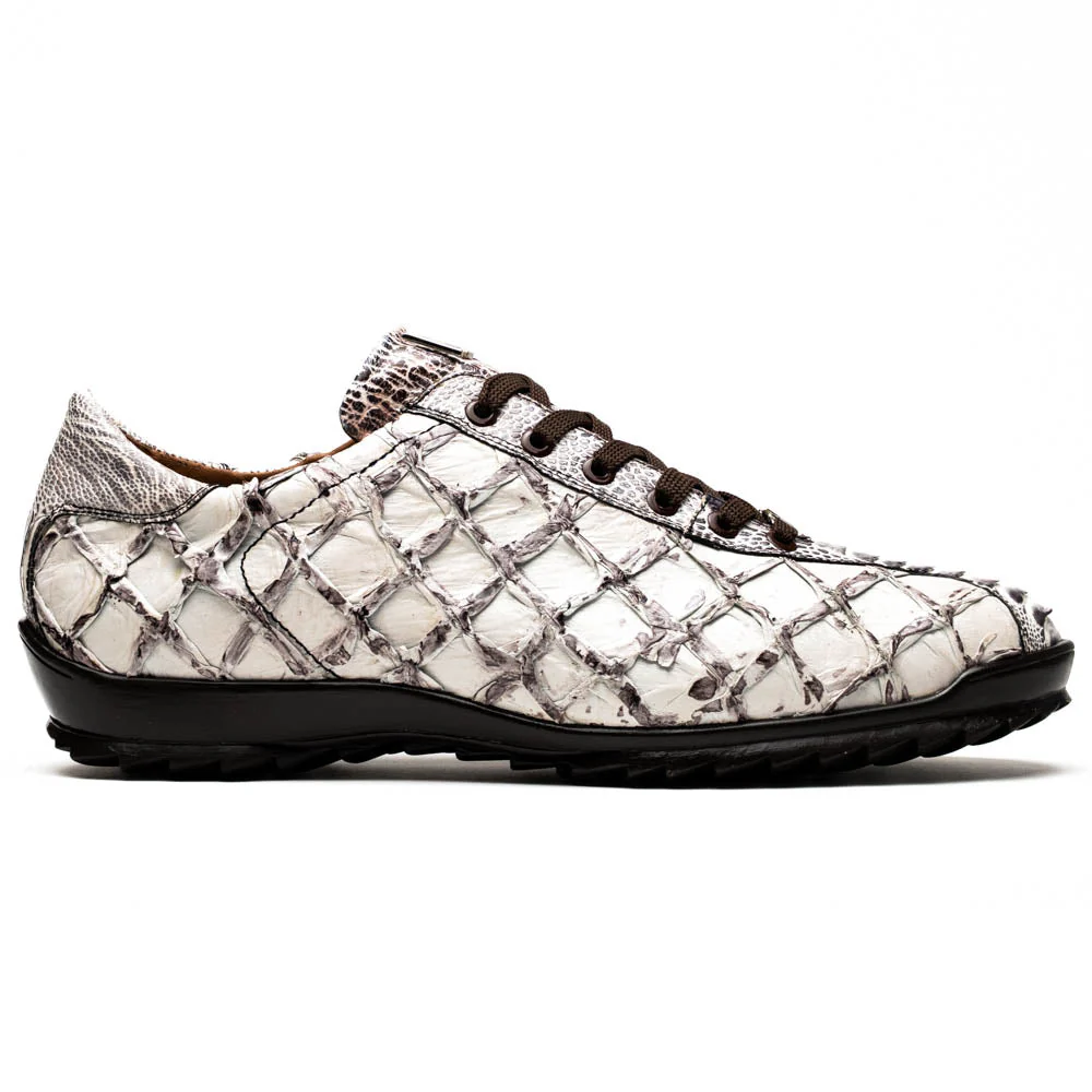 Marco Di Milano Batistini Newspaper Piarurcu / Ostrich Leg Sneakers - Image 3